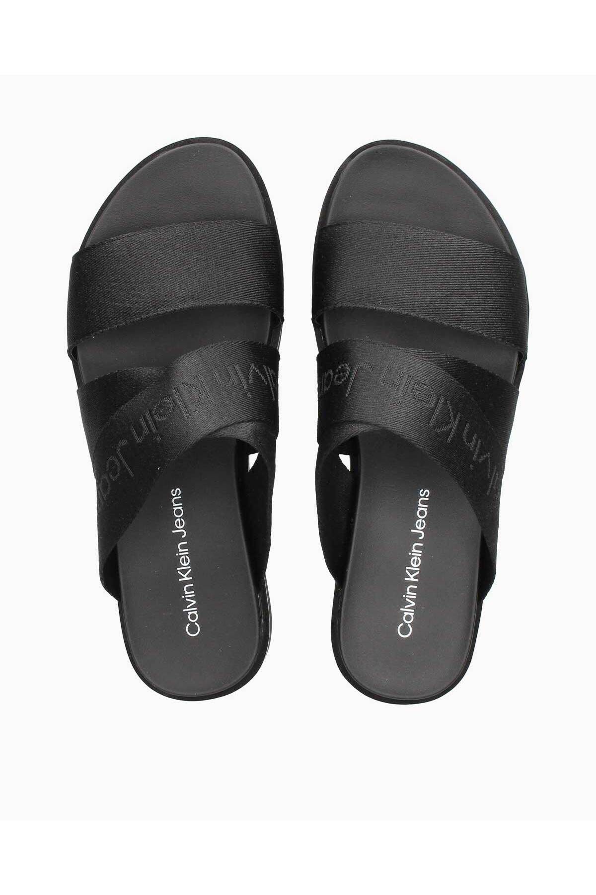 دمپایی سیاه زنانه پلتفرم YW0YW013610GT YW0YW01361 0GT Calvin Klein