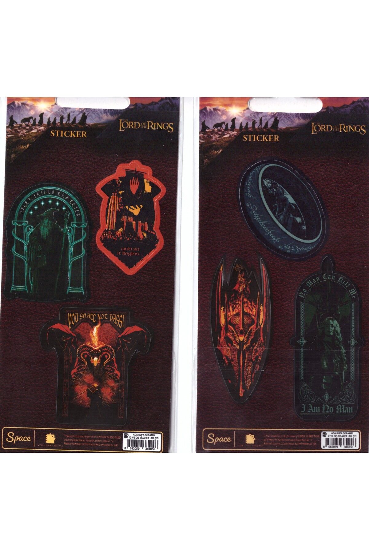 officemate LORD OF THE RINGS YUZUK STICKER STC-381846