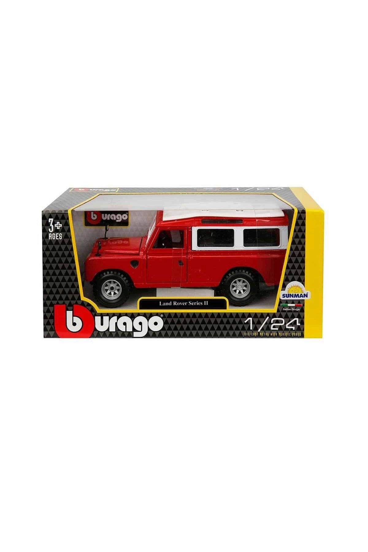 Emperium 22063 Land Rover Series II Model Araba 1:24 Kırmızı -Sunman