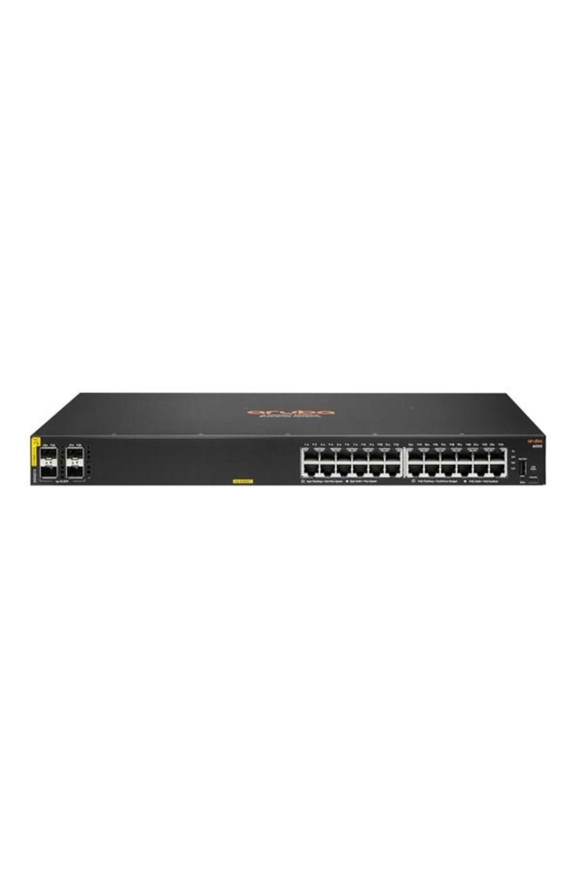 Aruba 24port CX-6000 R8N87A GIGABIT 4-SFP 370W YÖNETİLEBİLİR POE SWITCH