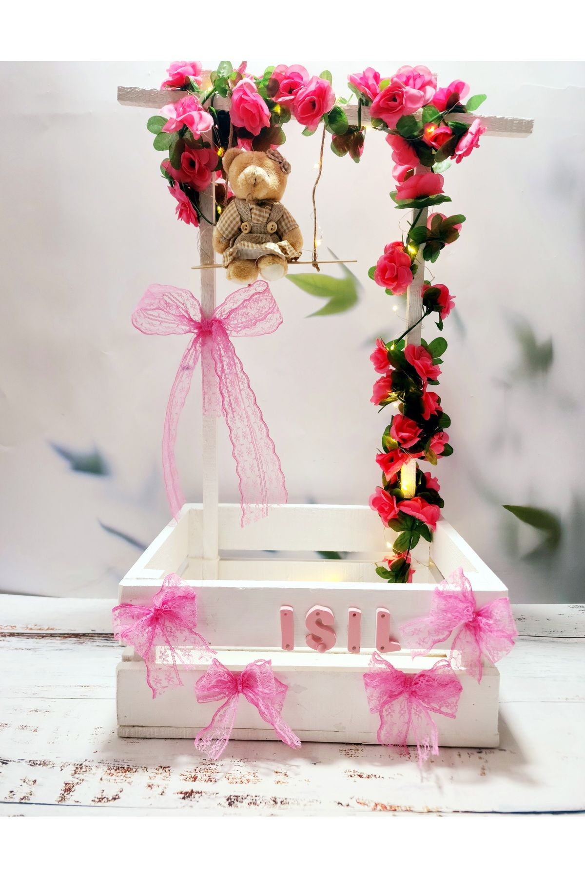 glow moon 40 Uçurma Sepeti / Kırk Uçurma Sepeti / Babyshower / Bebek Hediye Sepeti /teyze Sepeti/hala Sepeti
