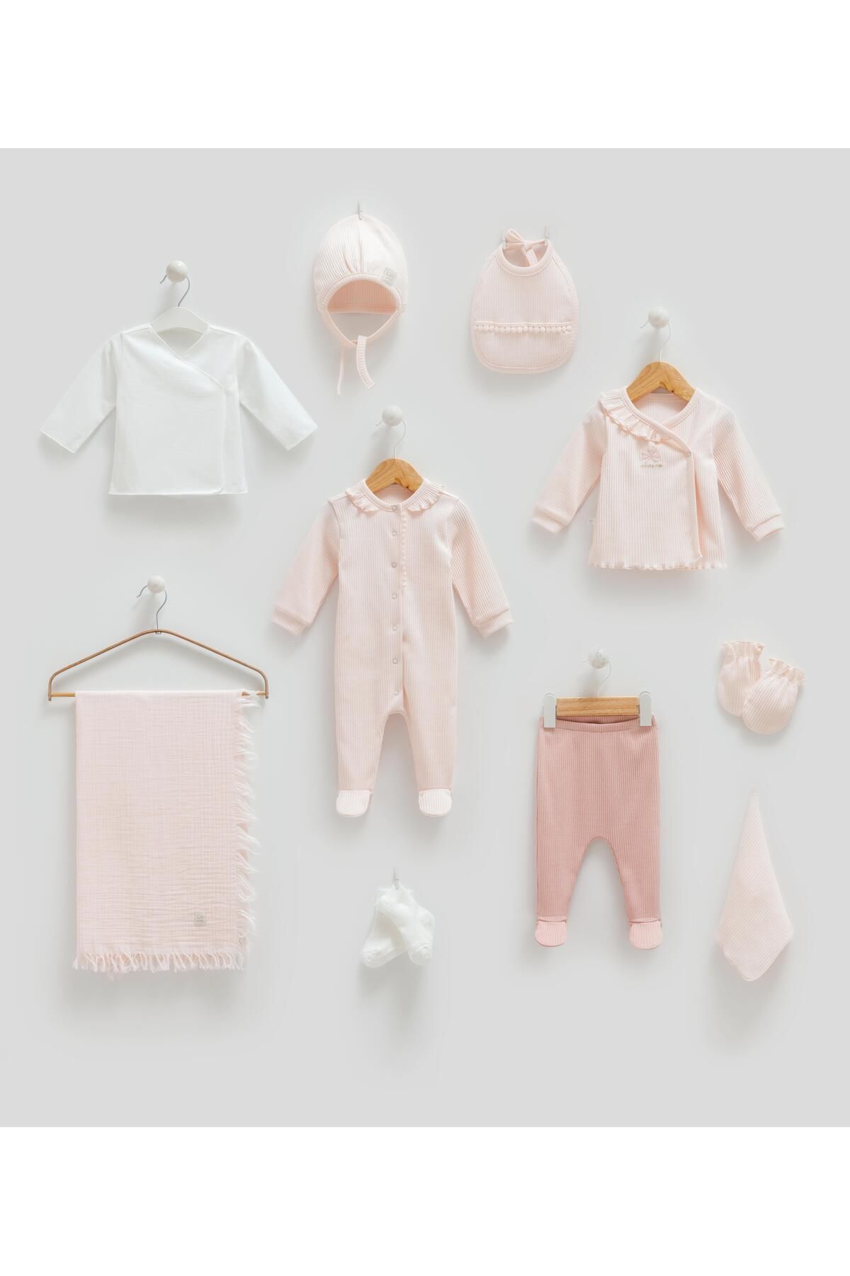 Caramell Müslin Batt. 10lu Set Milena Pembe Kız
