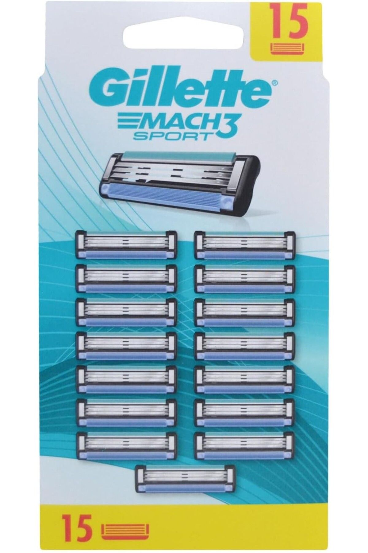 Gillette Mach3 Start Yedek Tıraş Bıçağı 15 Adet - Diş Beyazlatıcı Köpük Hediye