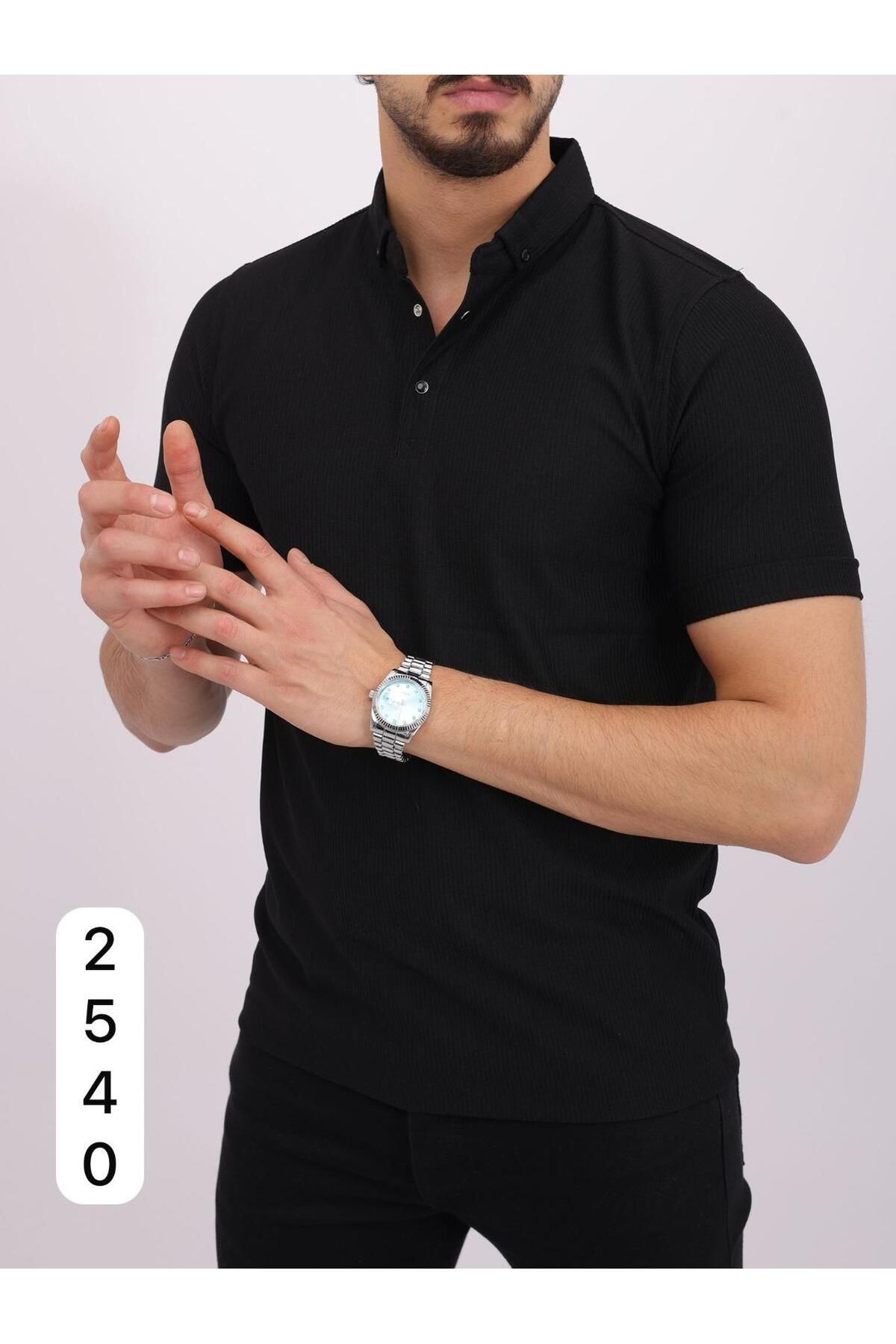 BEYAZTOPTAN %100 KALİTELİ TROY OTTOBAN YAKALI BOY KISA KOL T-SHIRT