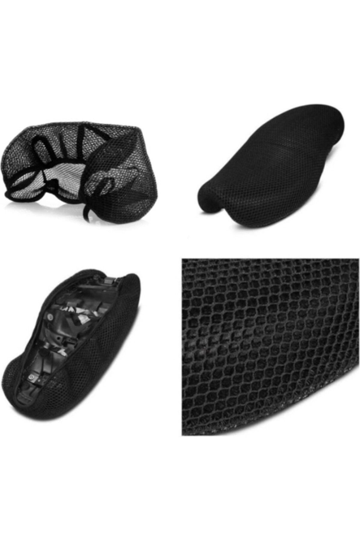 Gogo Motosi̇klet Uyumlu Sele Koltuk Kilifi 3d Çi̇ft Kat Fi̇le 6mm