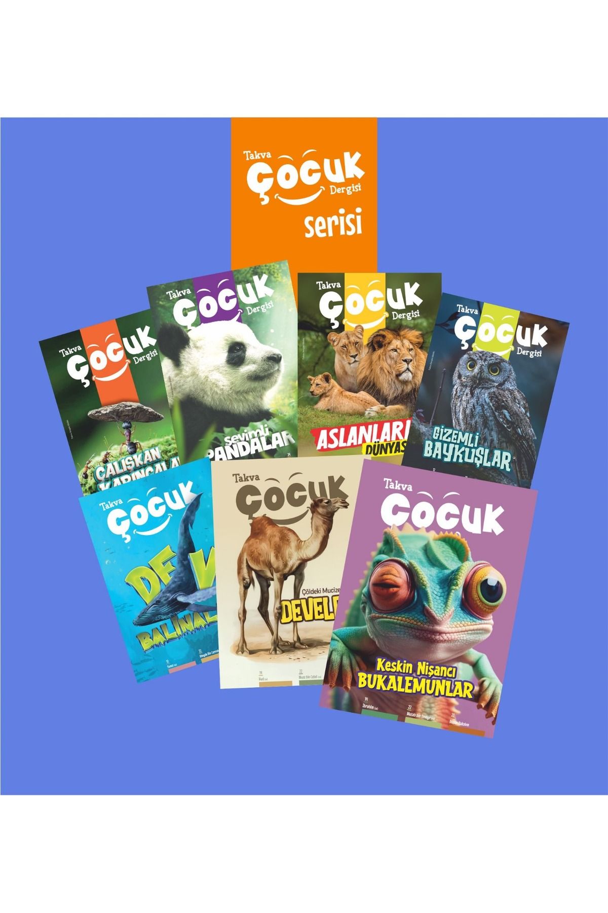 Neda Yayınları TAKVA ÇOCUK DERGİSİ SETİ (7 DERGİ)