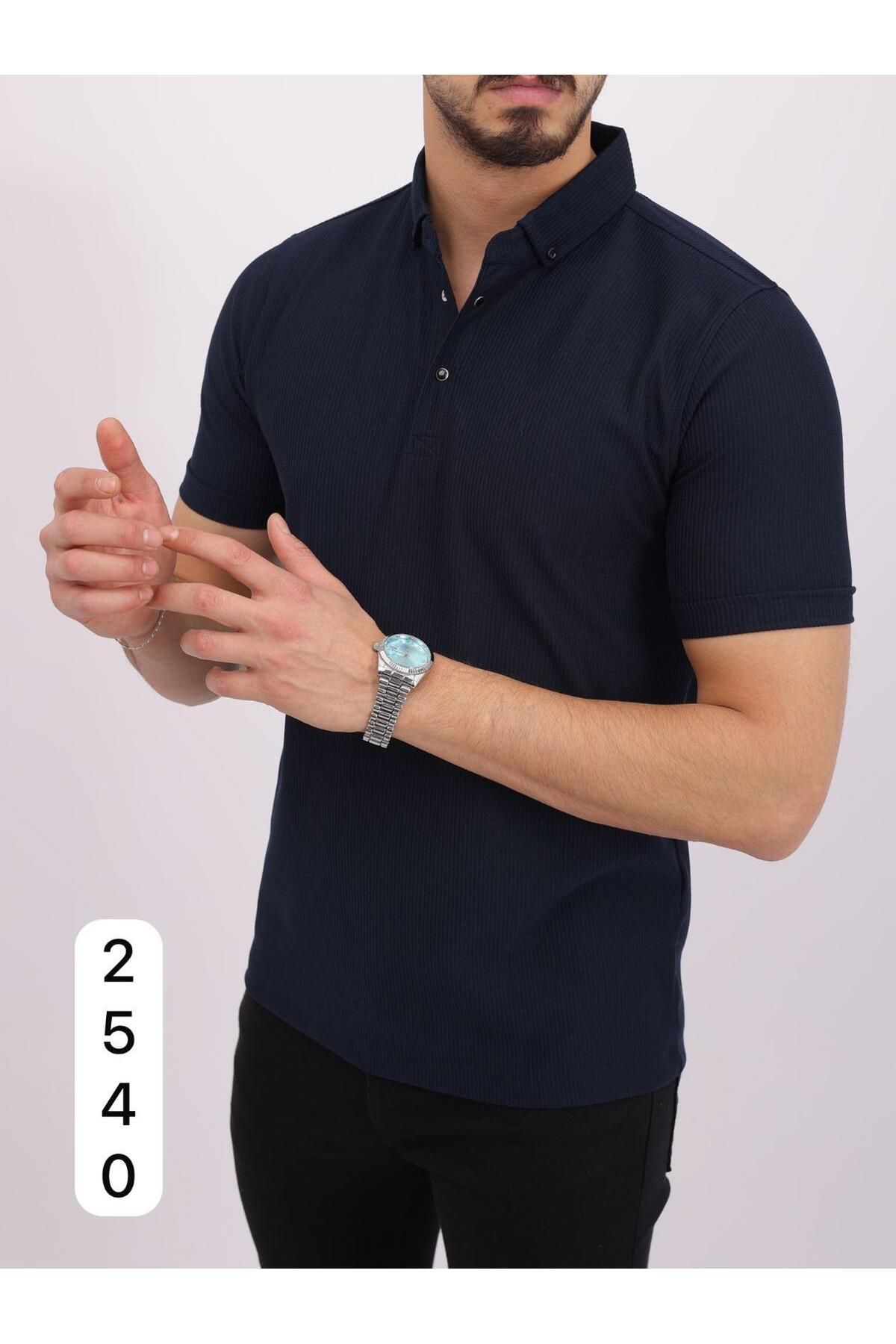 BEYAZTOPTAN %100 KALİTELİ TROY OTTOBAN YAKALI BOY KISA KOL T-SHIRT