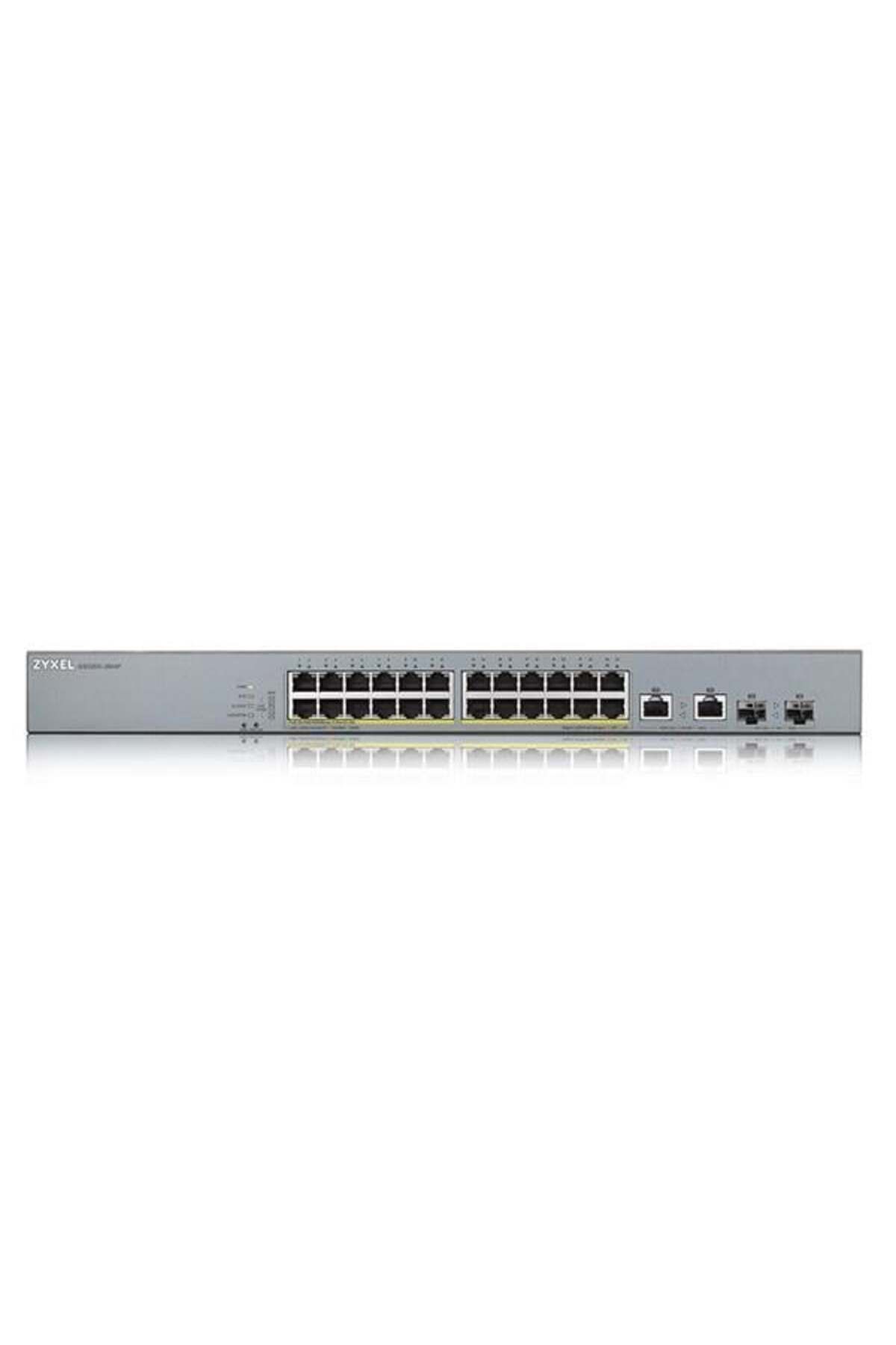 ZyXEL 24port 375w FULL PoE GS1350-26HP GIGABIT 2X SFP Yönetilebilir Switch