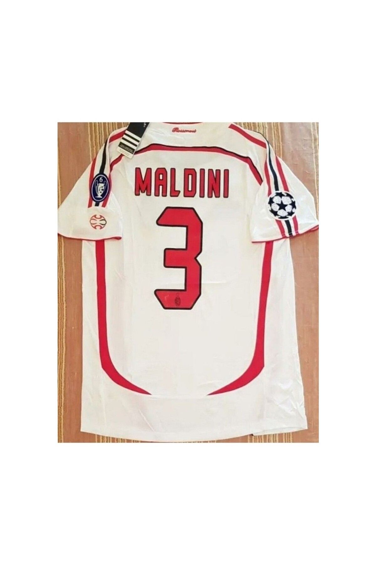 kombinezyum A.C M.İ.L.A.N 2007 Sezonu #3 Paolo Maldini Özel Nostalji Forması (BEYAZ)