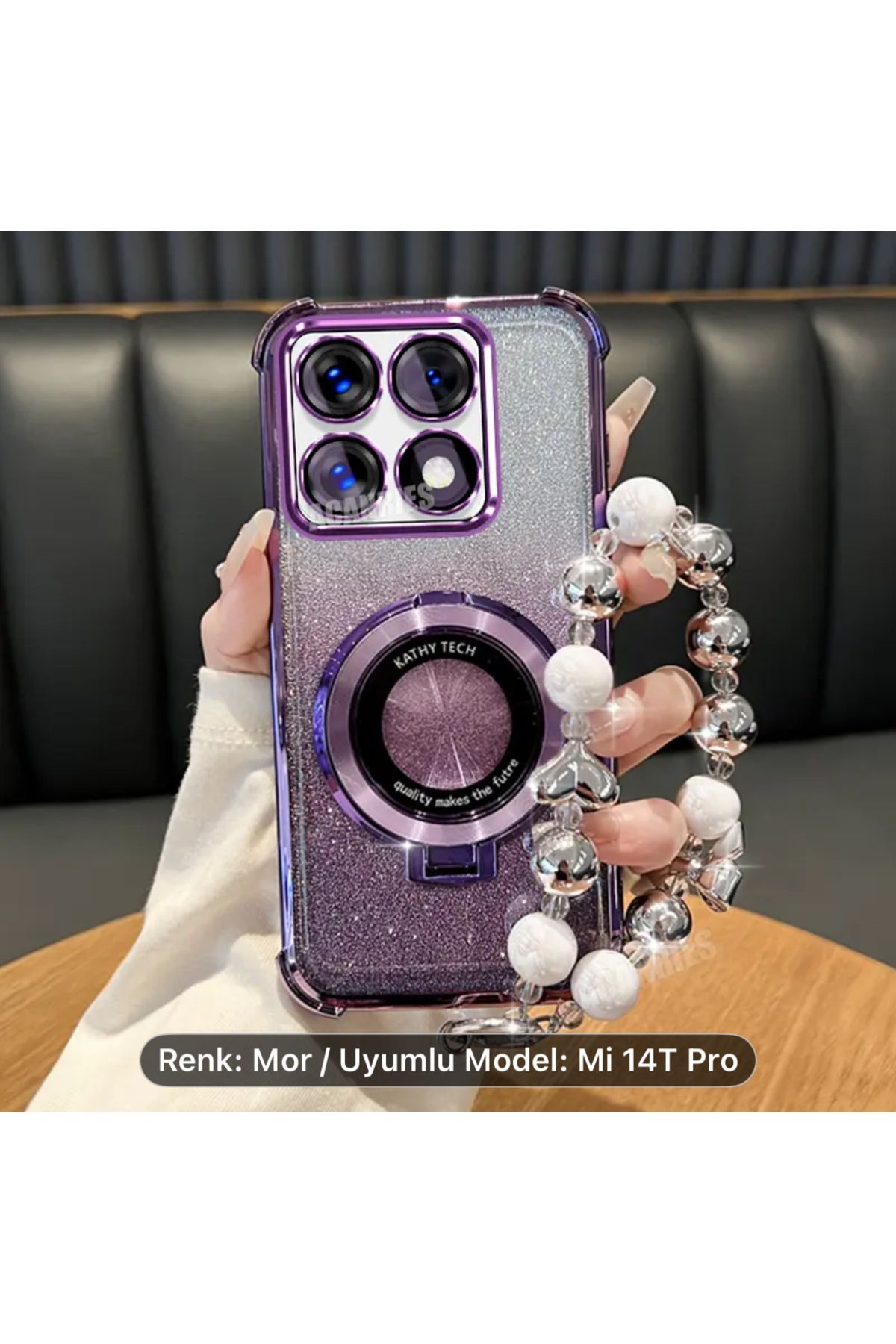Store Xiaomi Redmi Note 14 T Pro - Zarif Boncuklu Kılıf