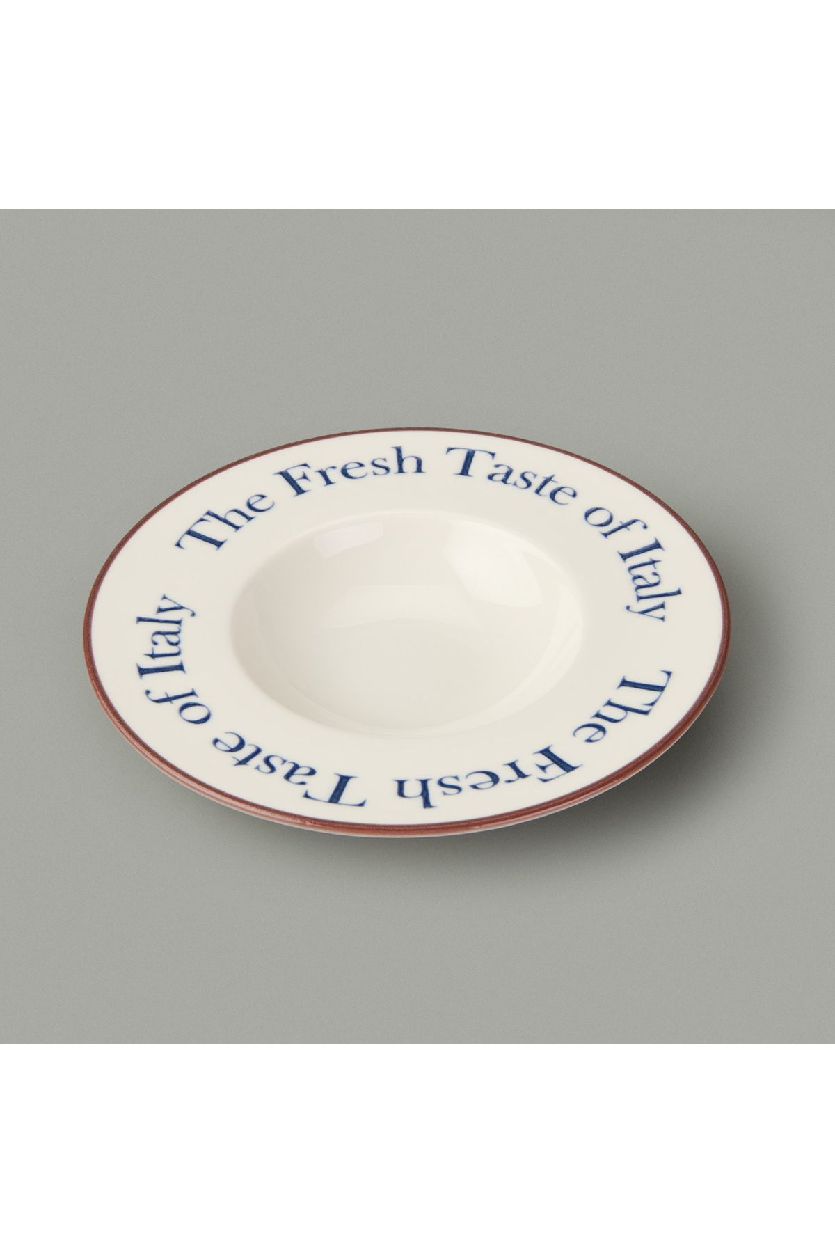 Evidea Kitchen The Fresh Taste Porselen Makarna Tabağı - Renkli - 26 cm
