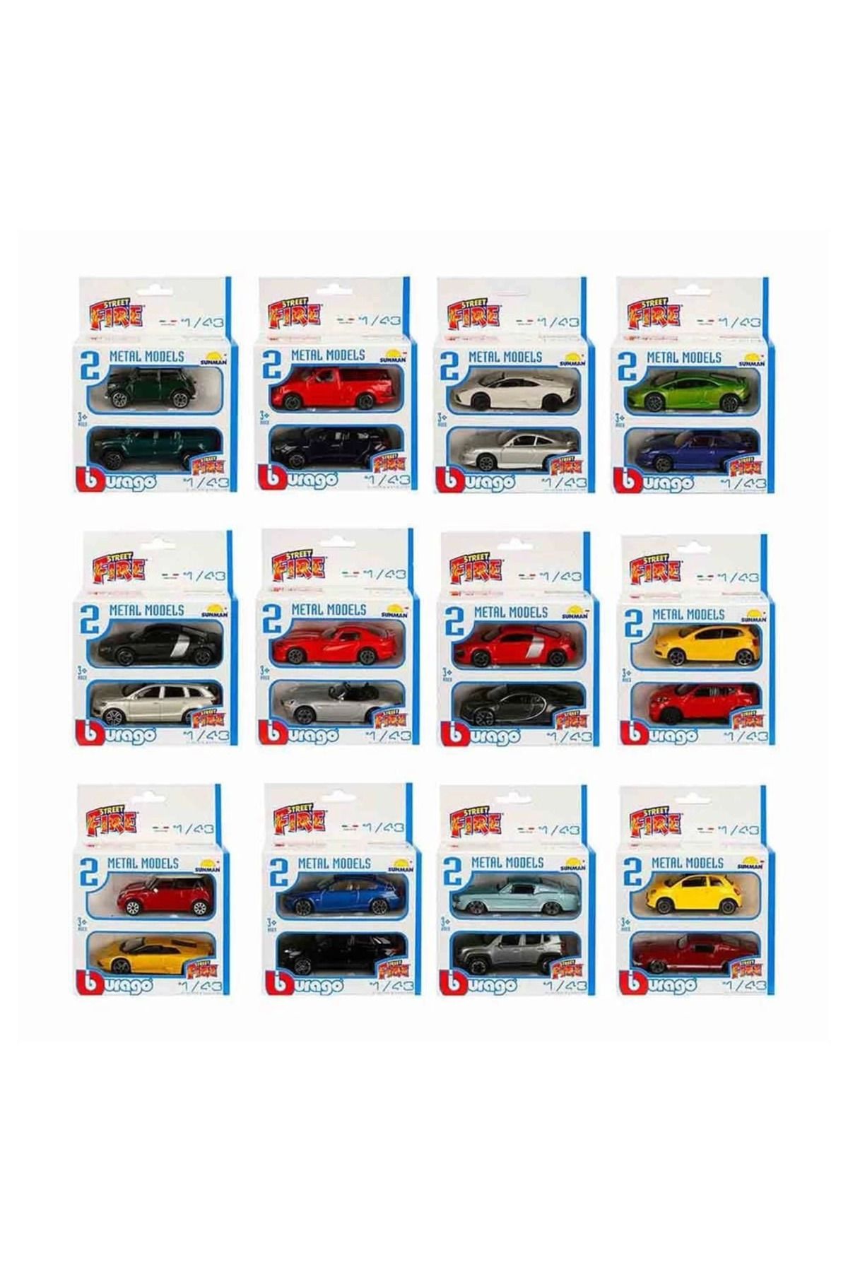 Emperium 1:43 Street Fire 2'li Set - Farklılık Gösterebilir - Çiftli Arabalar