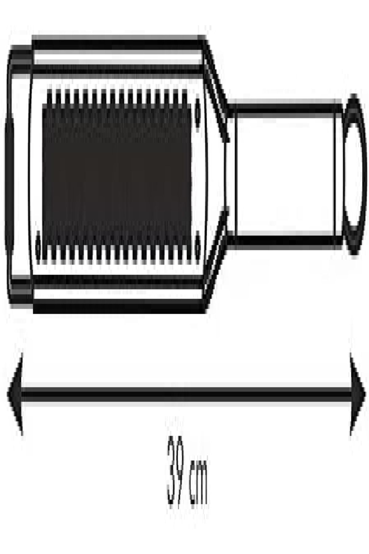 TESCOMA-President X-Sharp Fine Grater – Long Handle, Assorted, 39.5 x 3.6 x 1.5 cm 4