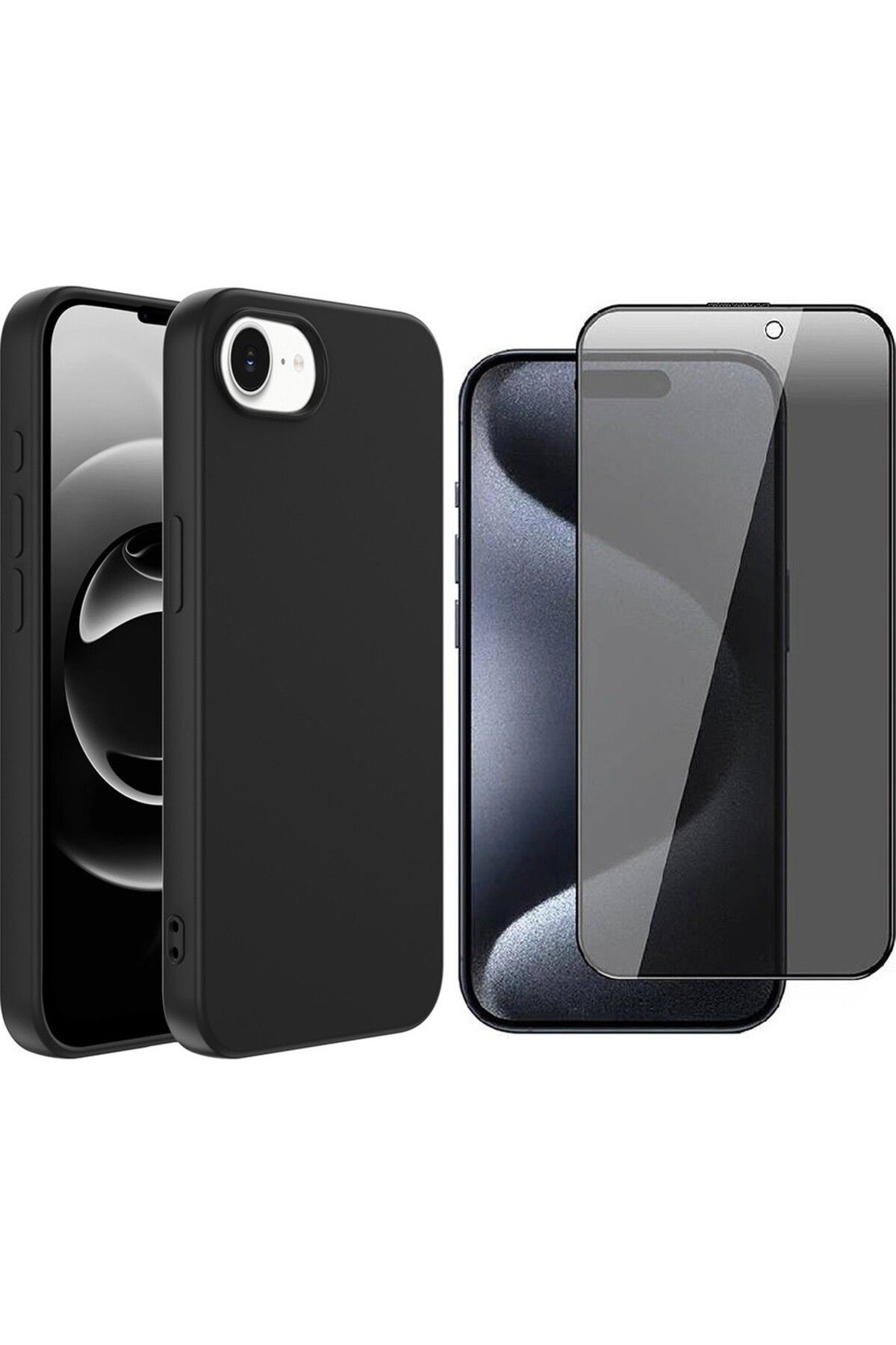 Vendas Apple iPhone 16E Kılıf Zore Mara Lansman Kapak + Hayalet Ekran Koruyucu