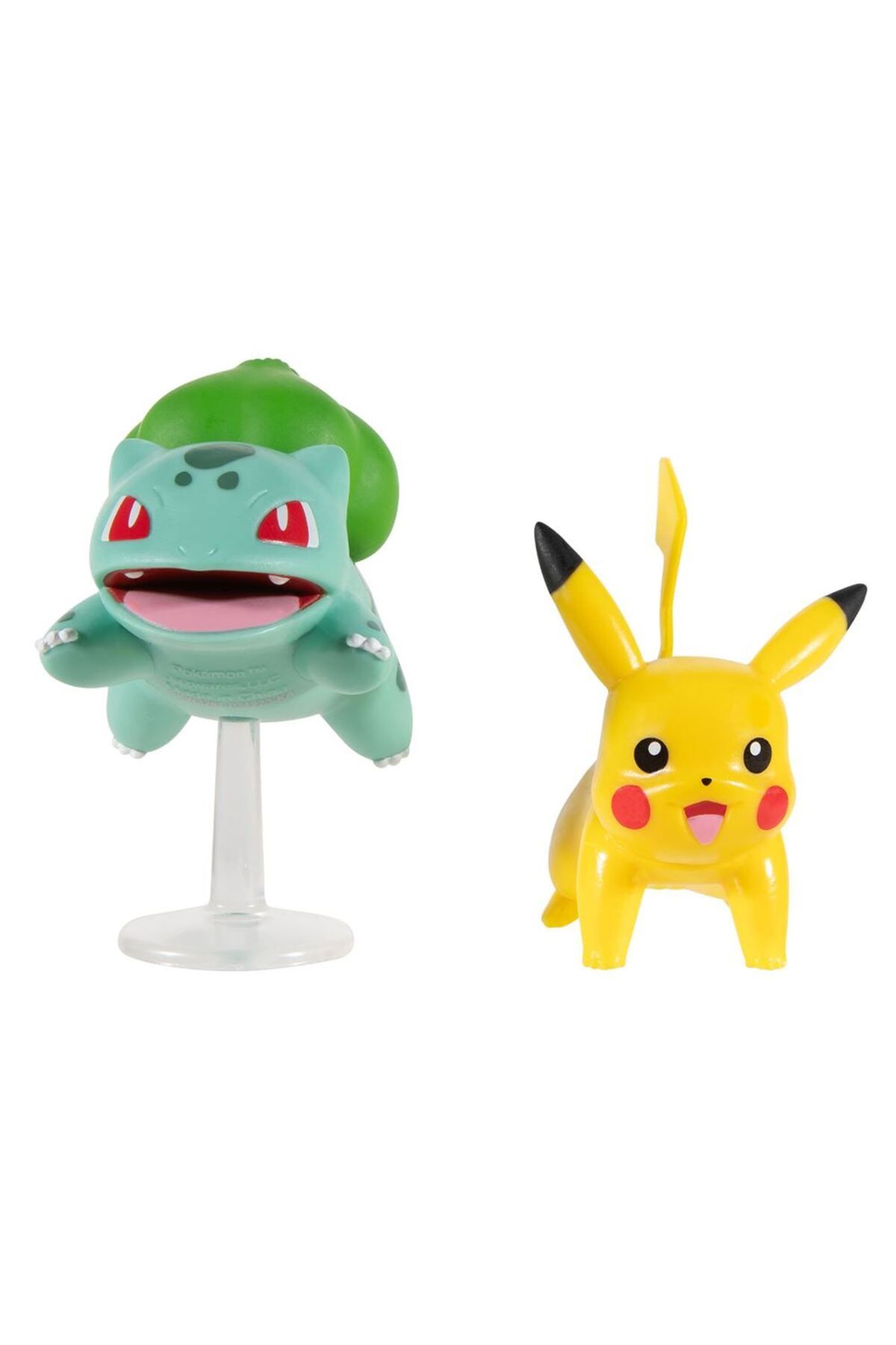 Pokemon BATTLE 2'Lİ FİGÜR SETİ-1 PIKACHU + BULBASAUR