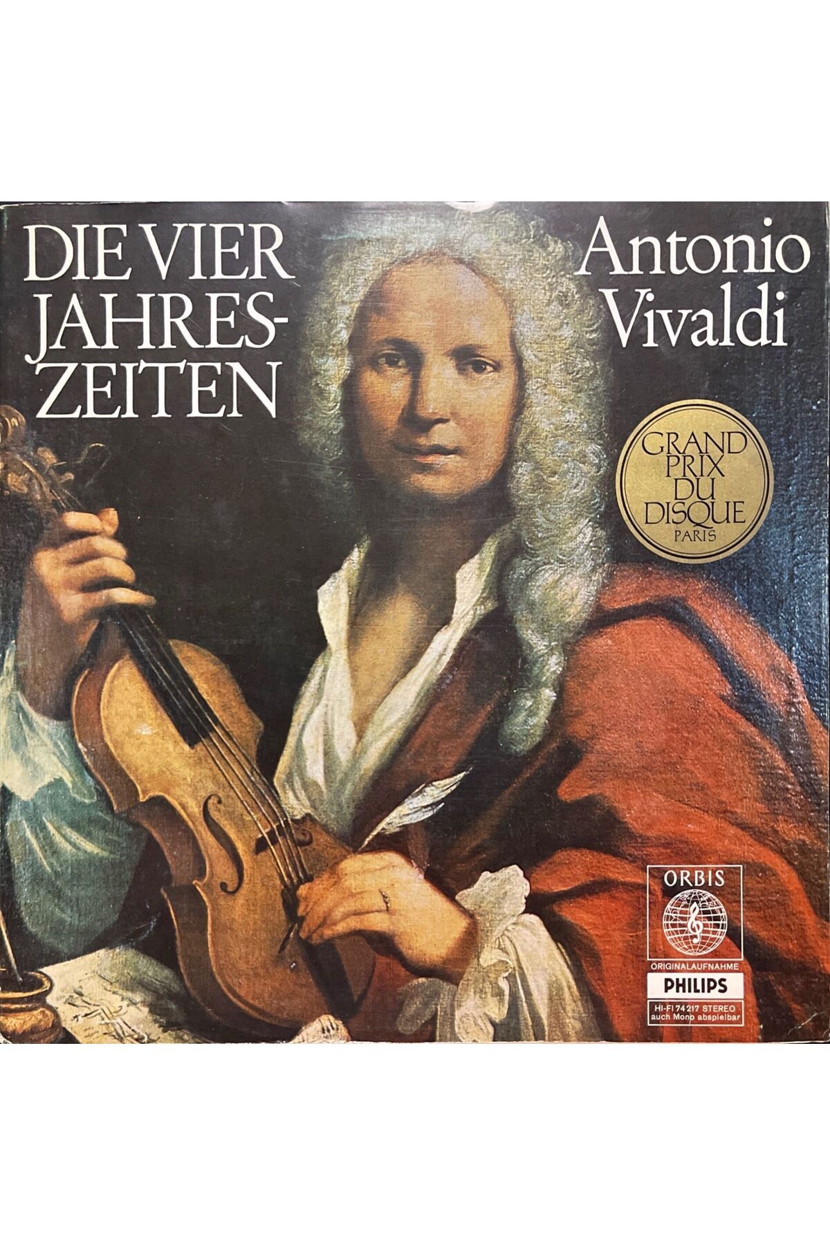Plak İstasyonu Antonio Vivaldi Die Vier Jahres-Zeiten LP Plak