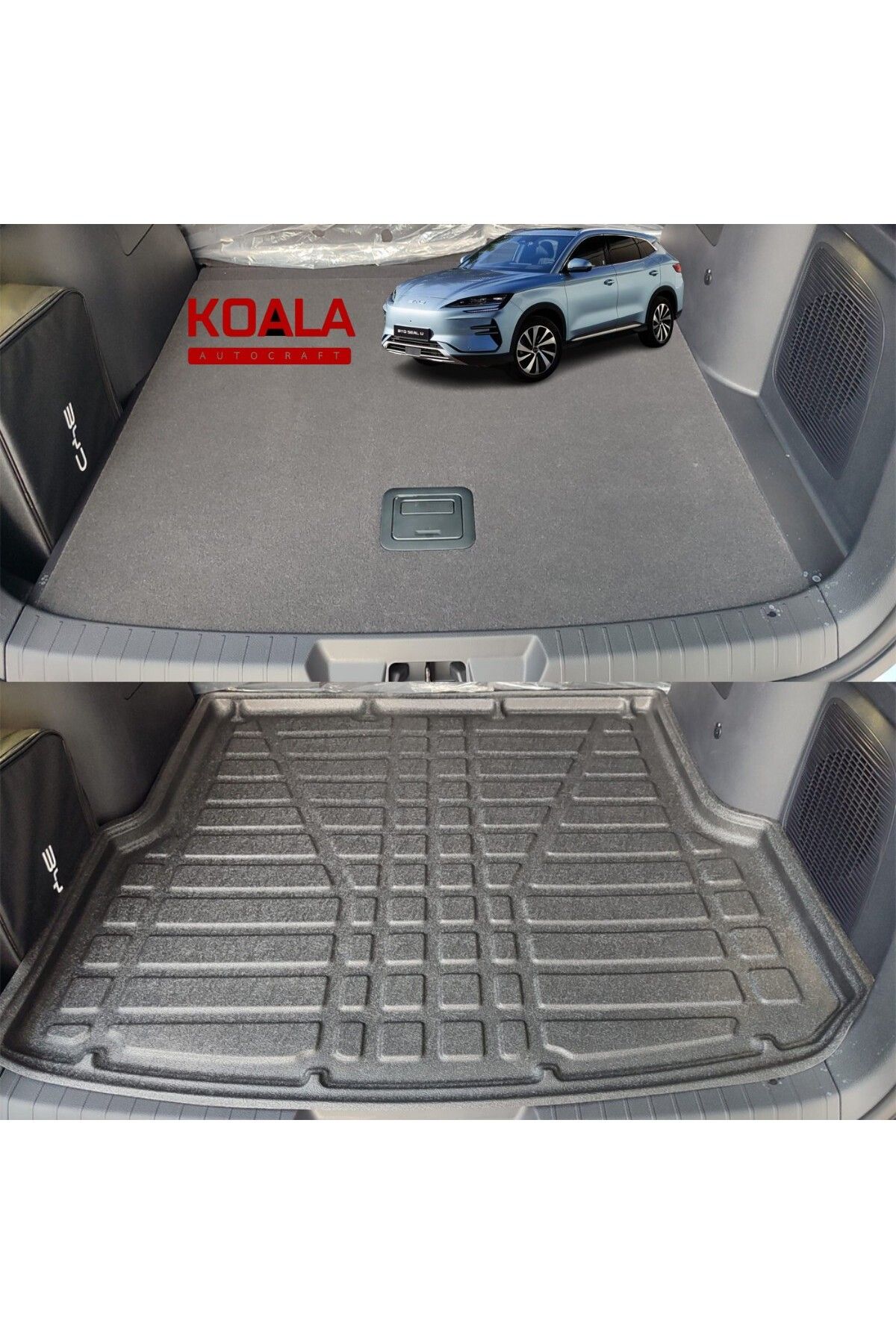 KoalaOtoTekstil BYD Seal U Dm-i 2024+ Sonrası Bagaj Havuzu(Bagajın Üst kademesi içindir)