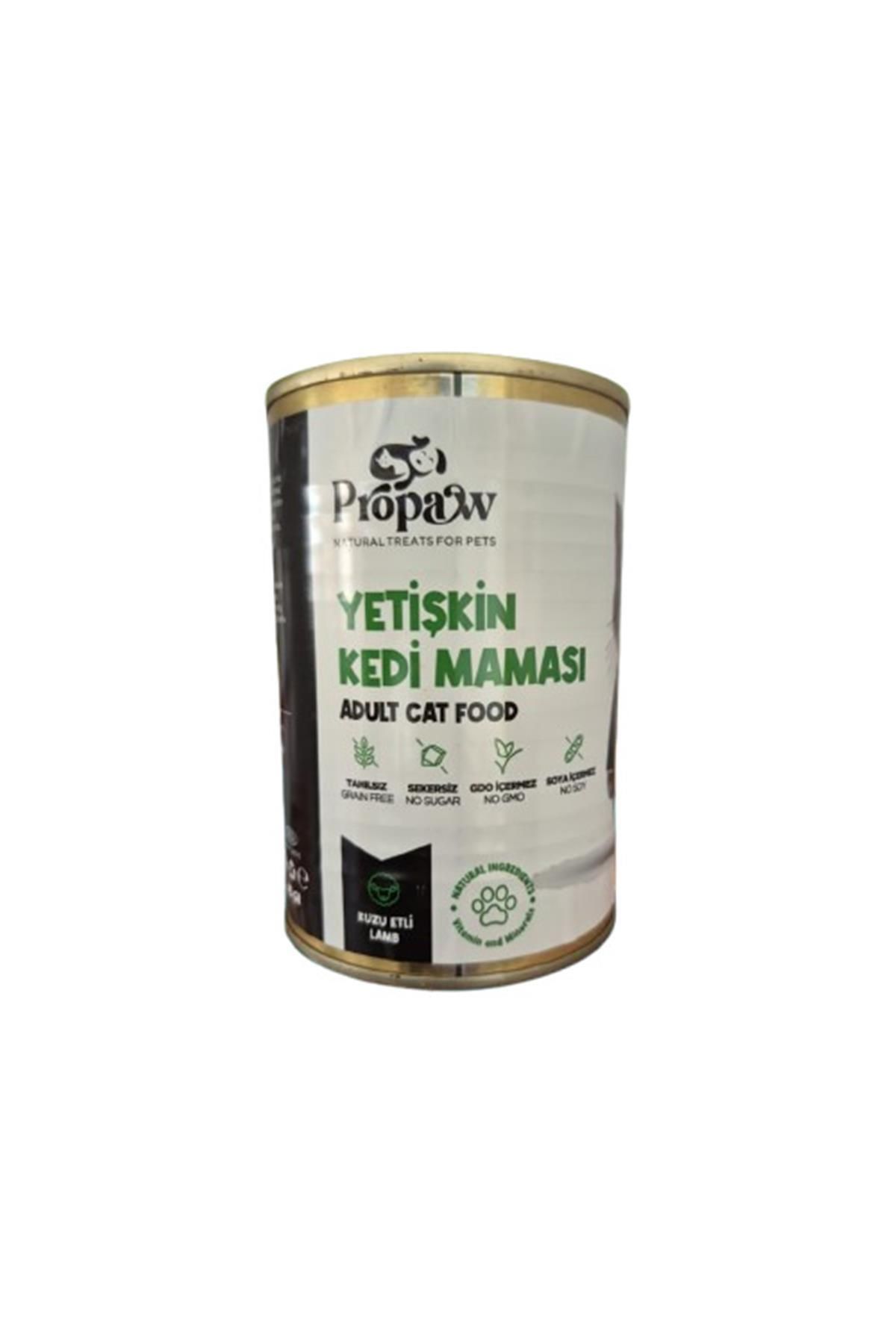 Buhara PROPAW YETİŞKİN KEDİ MAMASI KUZU ETLİ YAŞ MAMA 415 G
