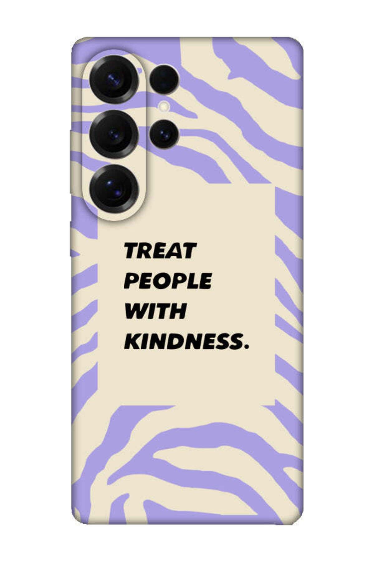 frondcase Samsung S25 Ultra Zebra Motto Lila Telefon Kılıfı