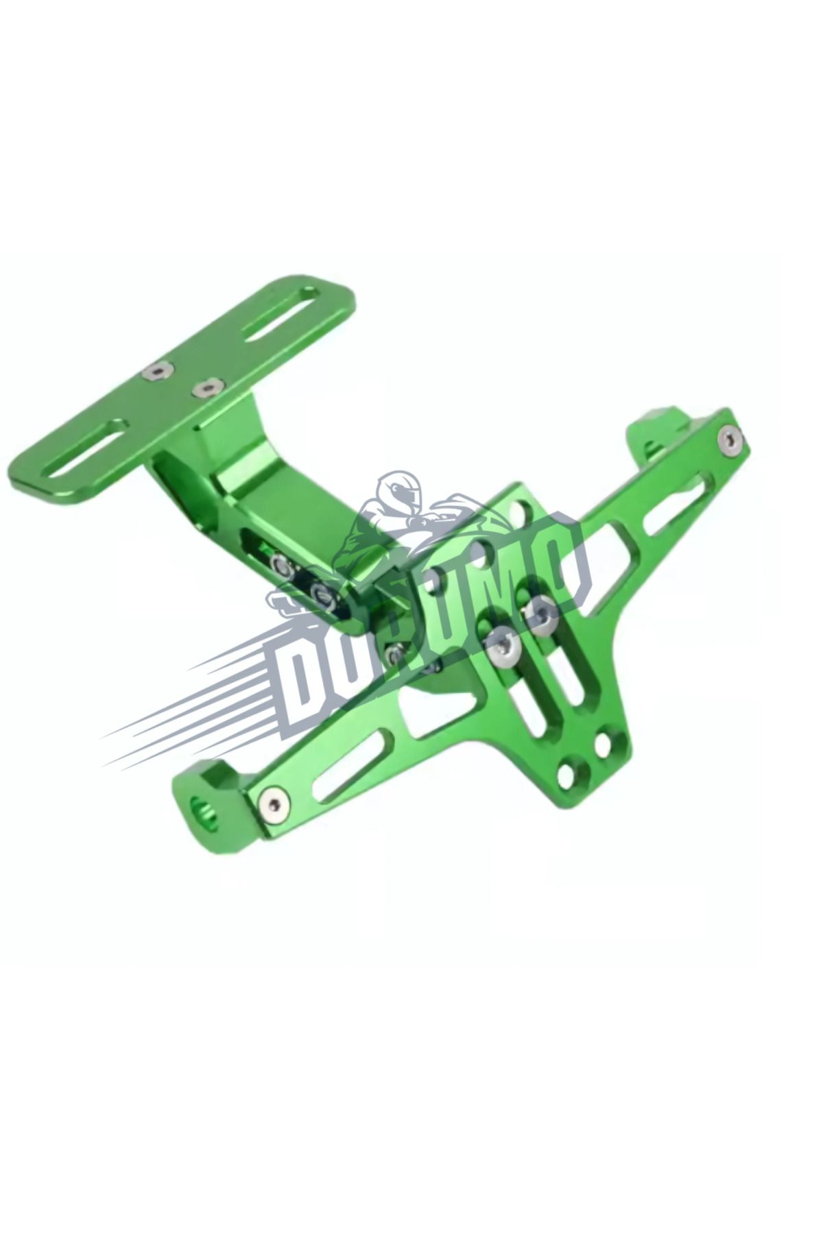 Dorumo Moto CNC Katlanır Plaka Yeşil
