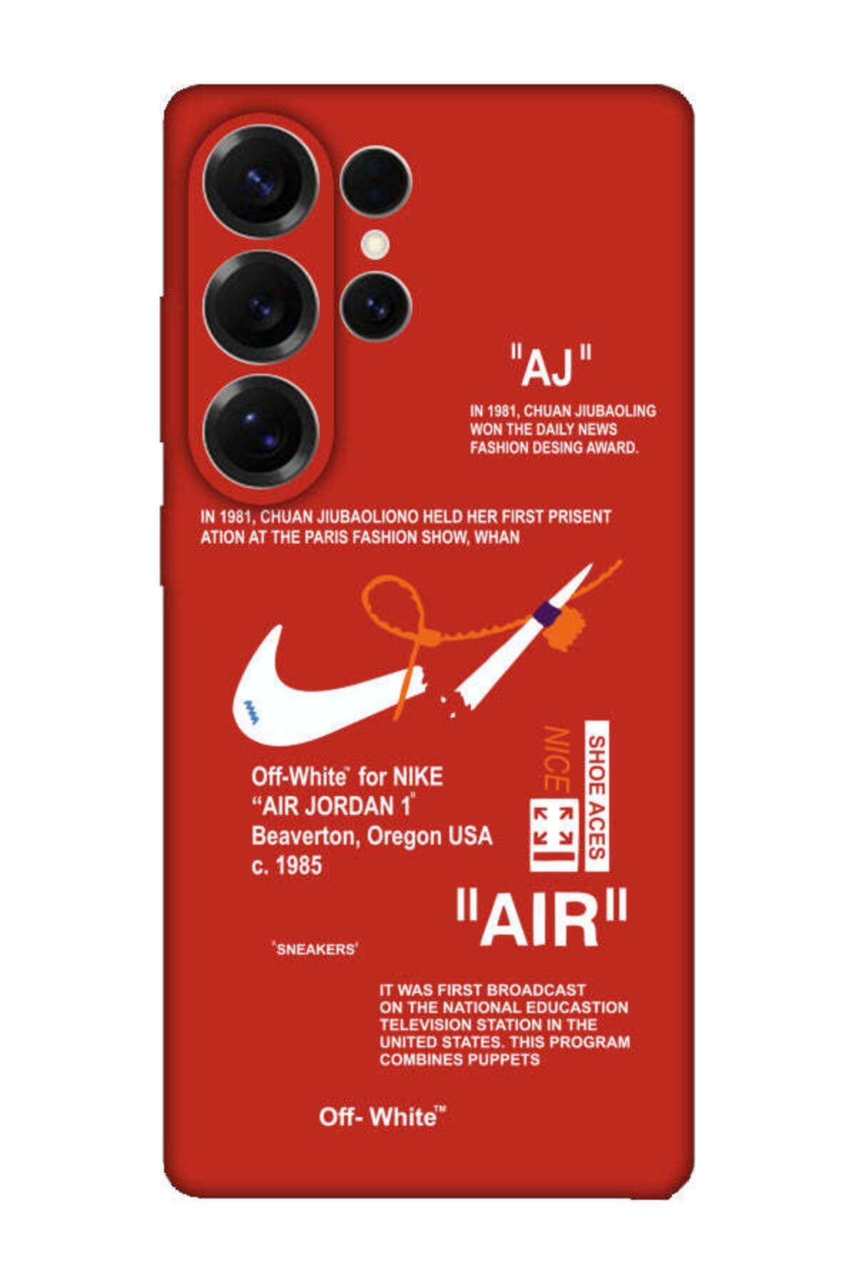 frondcase S25 Ultra Nikke Air Kırmızı Telefon Uyumlu  Kılıfı