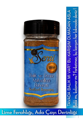Serai Balık ve Deniz Mahsülleri Baharatı - 100g - (Çift Taraflı Kapak)