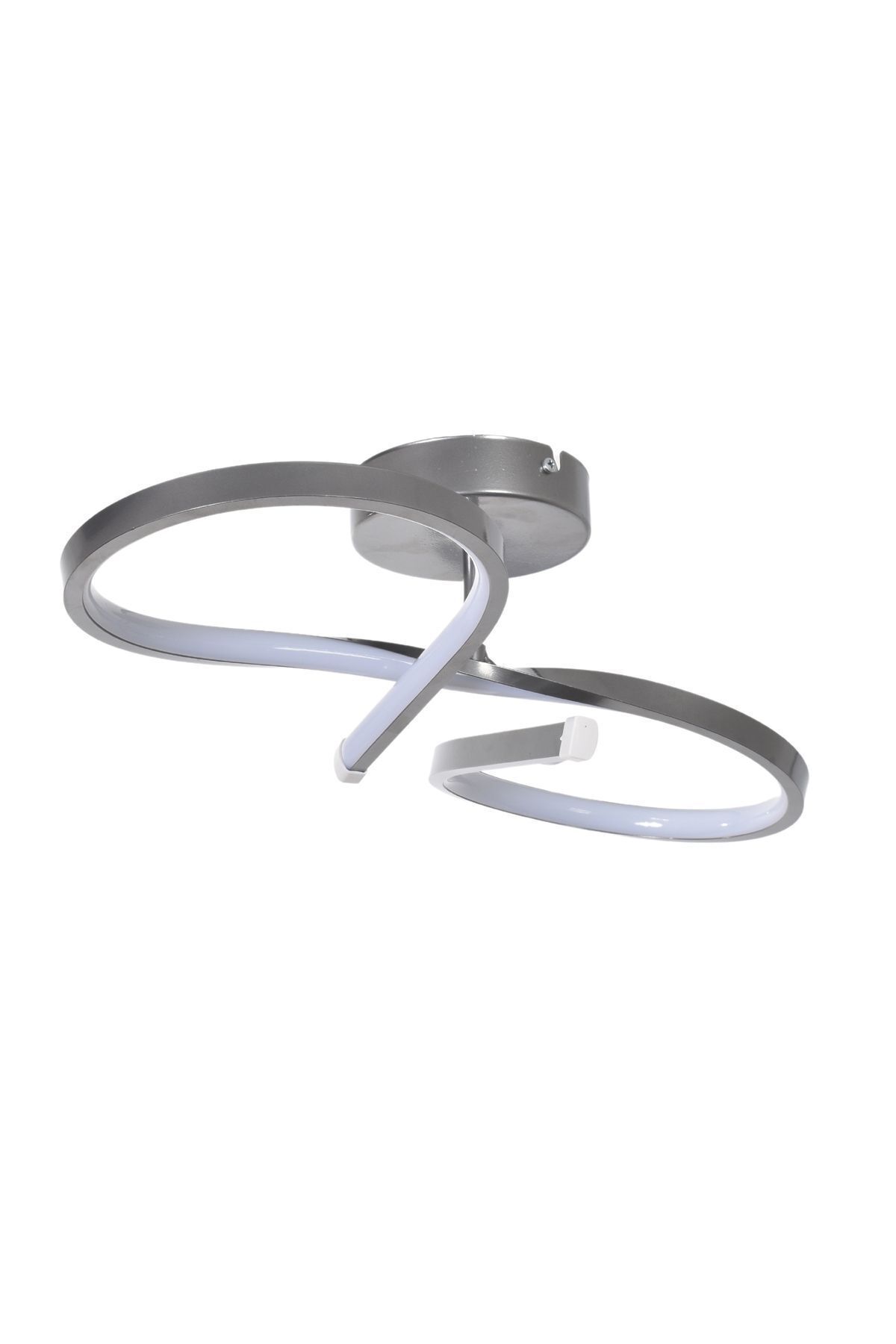 Barbara Modern Design Bedroom-Living Room-Kitchen Hall Gray Color White Led Chandelier