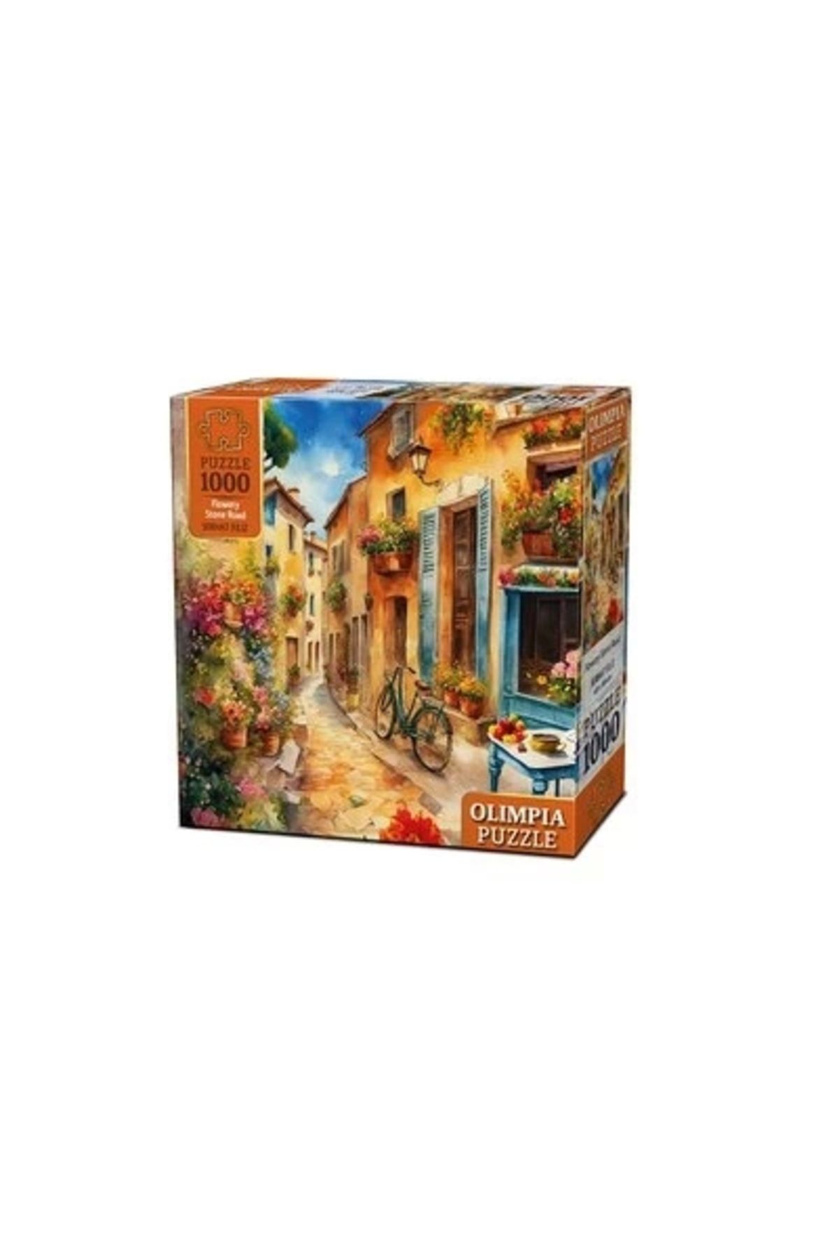 Olimpia OLİMPİA FLOWERY STONE ROAD 1000 PARÇA PUZZLE