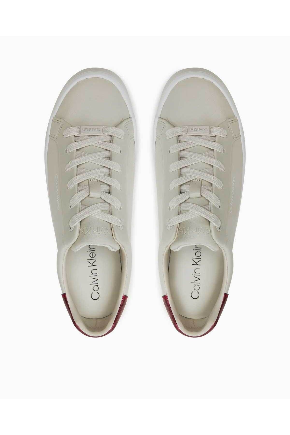 اسنیکر زنانه کفش ورزشی زن ECRU HW0HW021040IO Calvin Klein