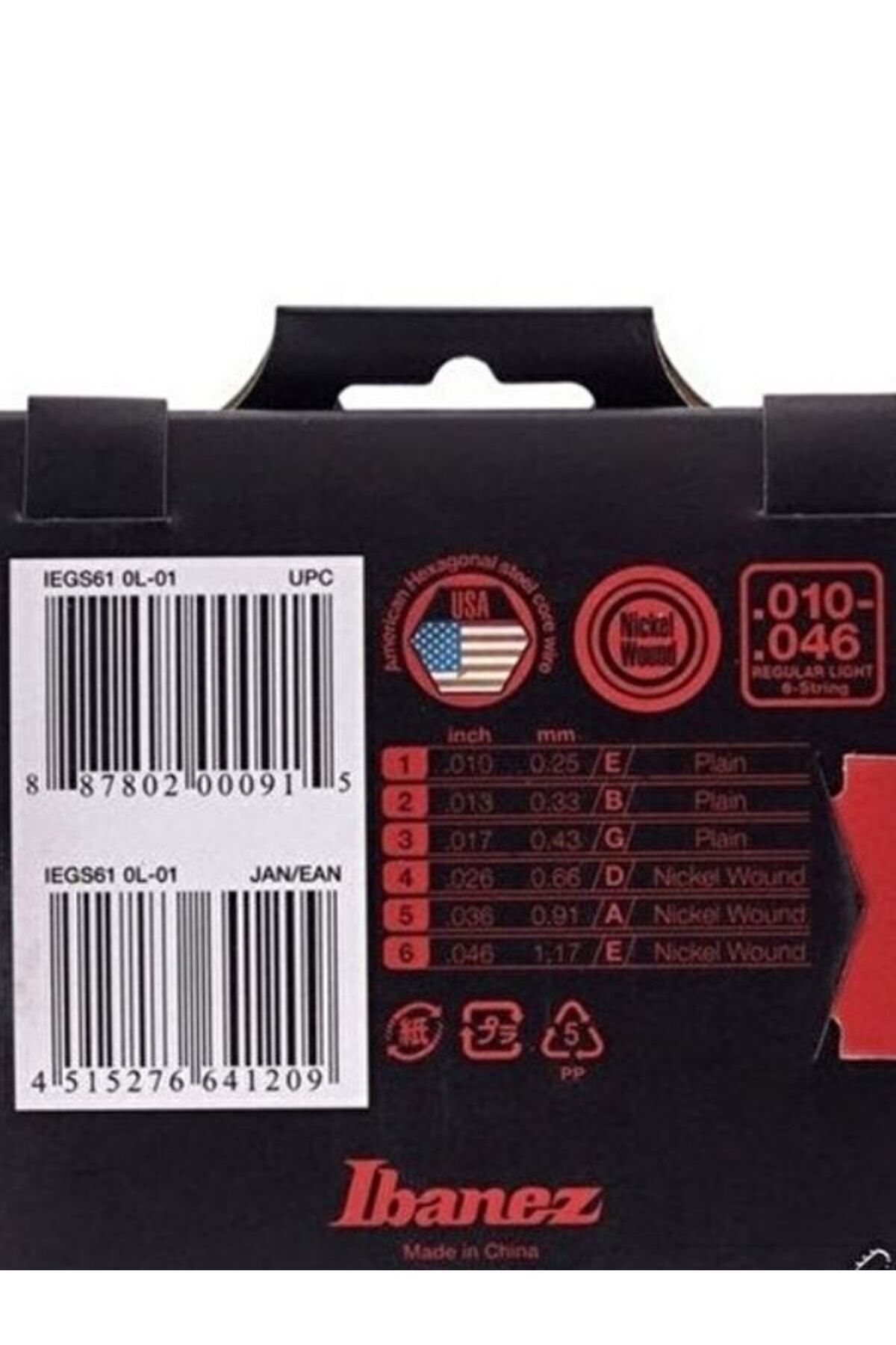 IBANEZ-Iegs61 Electric Guitar String 2