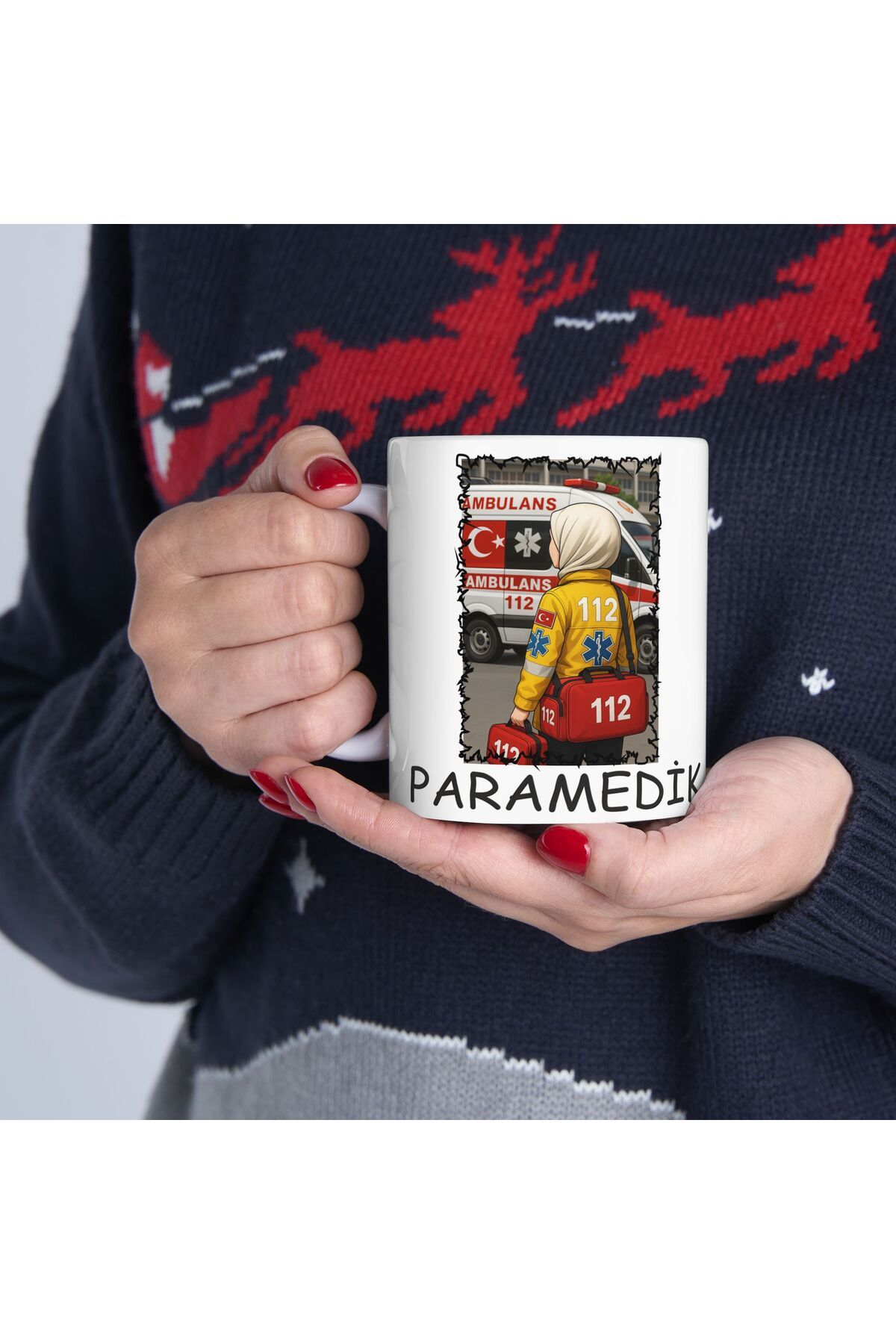 sıradışıhediyem kişiye özel paramedik kupa bardak paramedic mug arkadaşa hediye