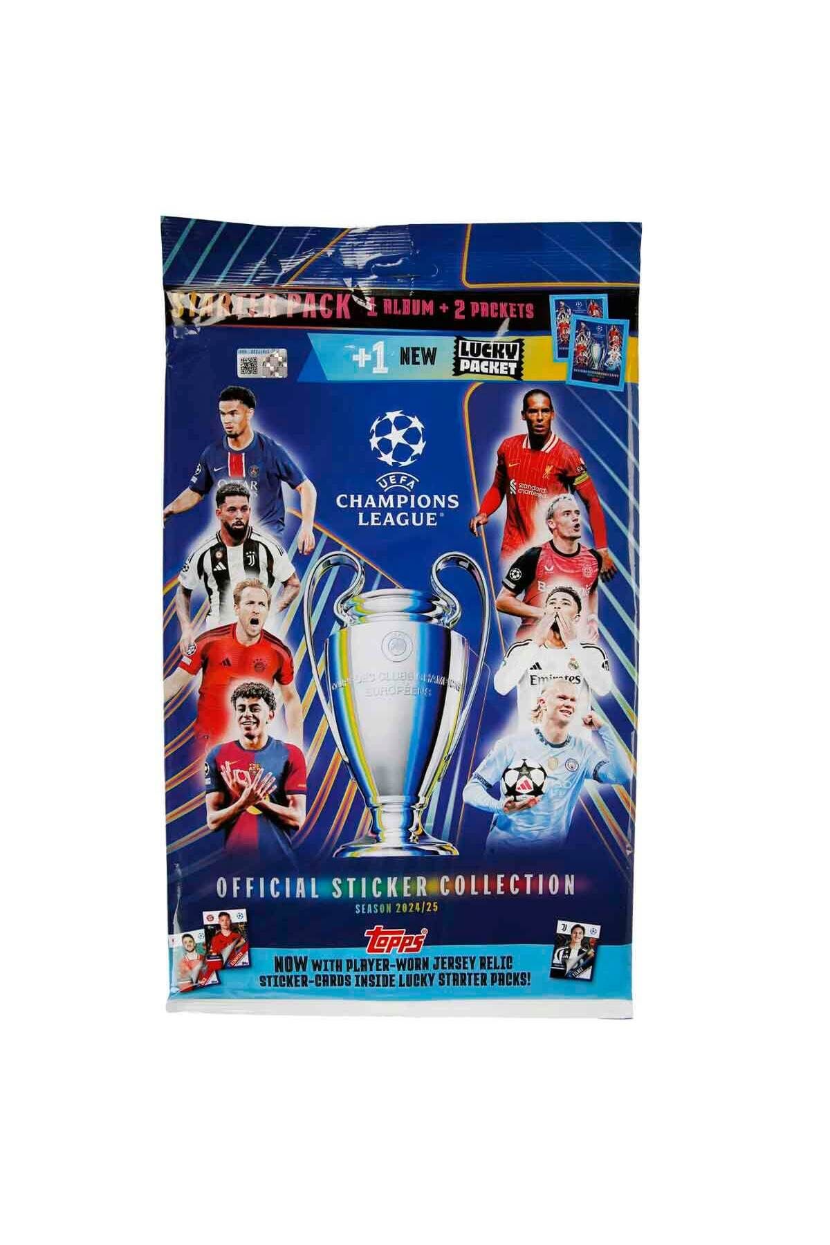 Toops Topps 2025 UEFA Şampiyonlar Ligi Sticker - Album Pack