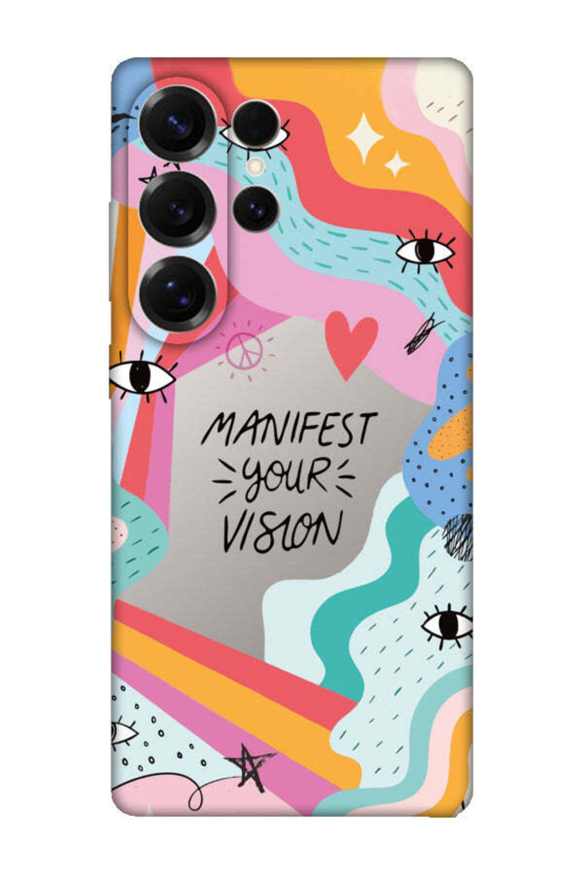 frondcase Samsung S25 Ultra Manifest Your Vision Şeffaf Telefon Kılıfı