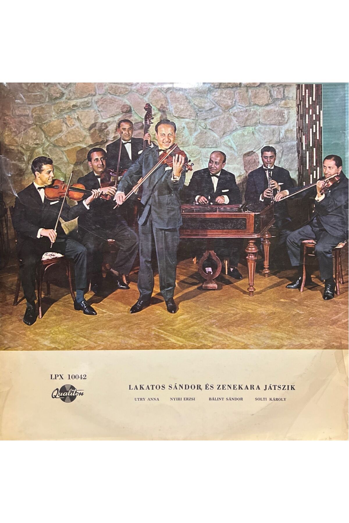 Plak İstasyonu Lakatos Sandor Es Zenekara Jatszik LP Plak