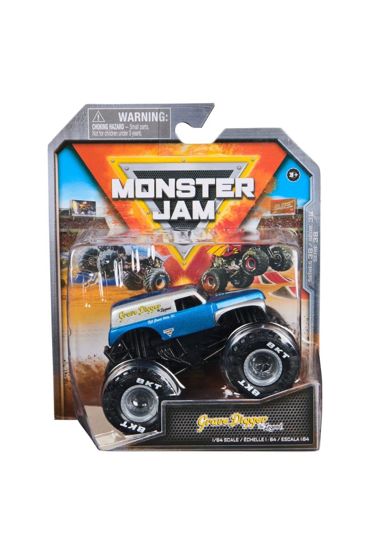 Spinmaster MONSTER JAM 1:64 GRAVE DIGGER MAVİ