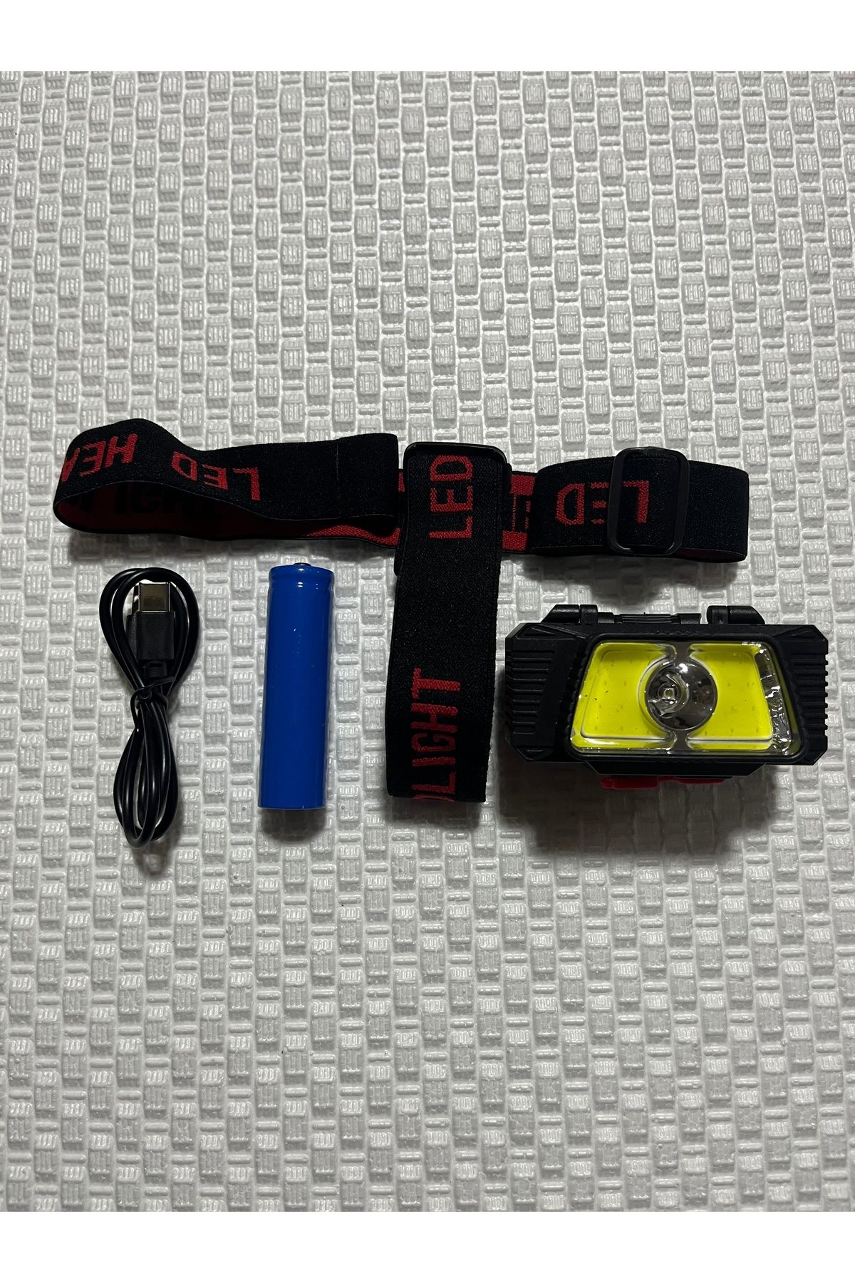 Q-MAX ŞARJ EDİLEBİLİR KAFA LAMBASI TYPE-C GİRİŞ 18650 BATARYA 1 LEDLİ KOD :PS-917