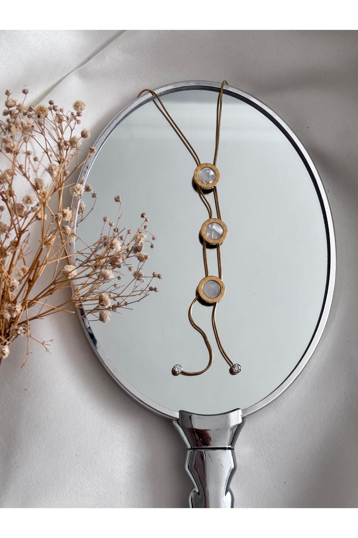 Bellamy Jewelry Roma Rakamı Detaylı Y Kolye
