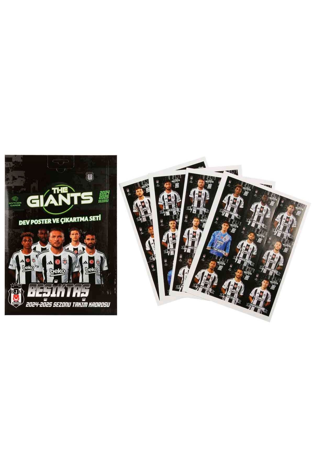 Mythos Cards BEŞİKTAŞ THE GIANTS 2024/25 SEZONU DEV POSTER VE ÇIKARTMA SETİ