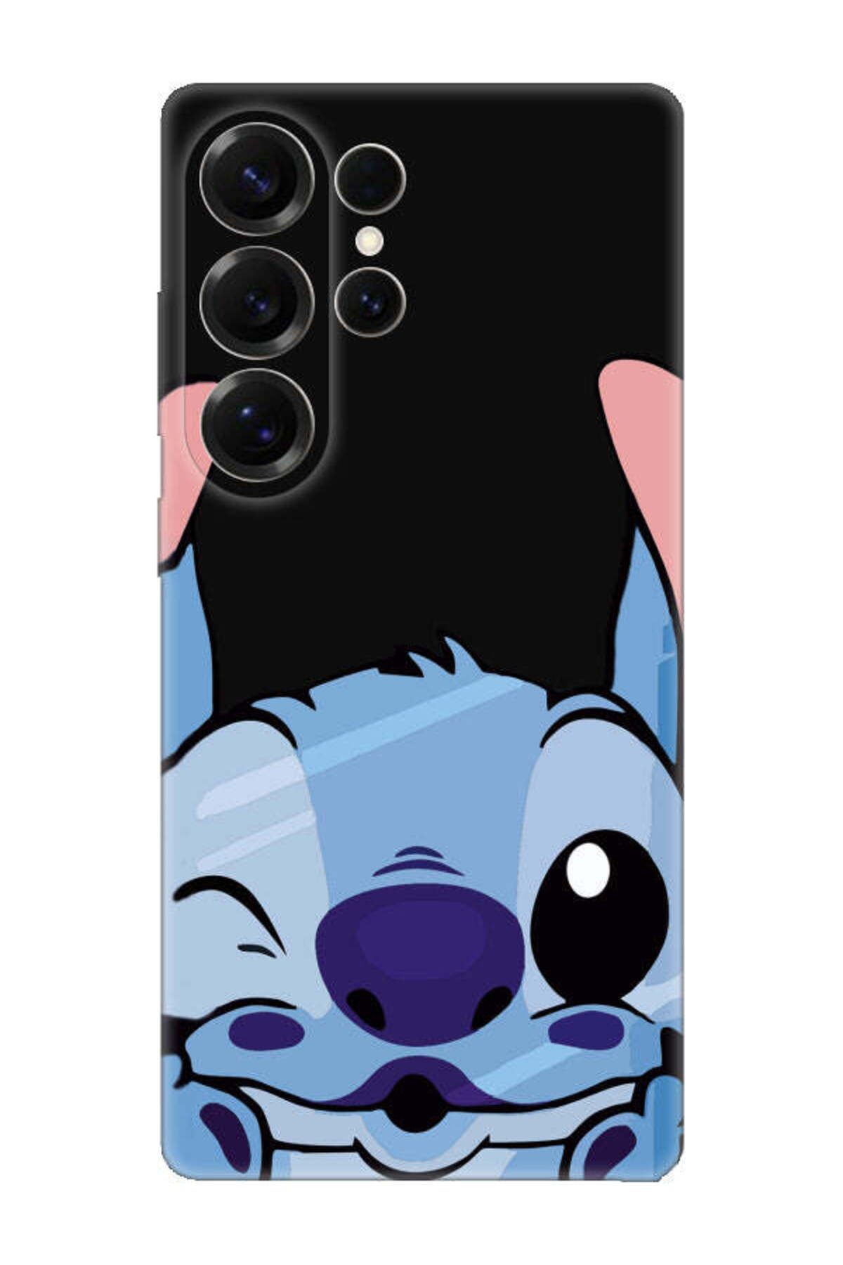 frondcase Samsung S25 Ultra Stitch Siyah Telefon Kılıfı