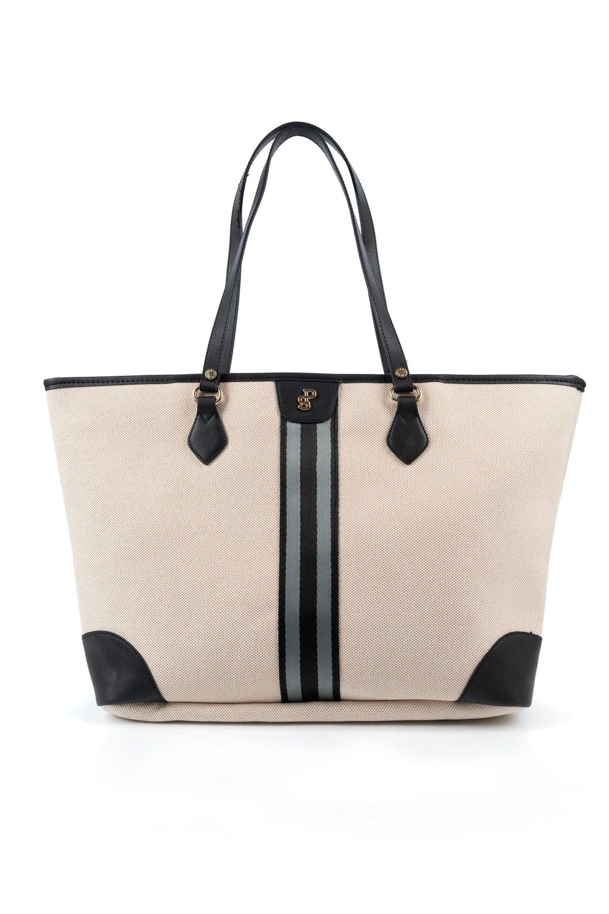 Silver Polo Silver & Polo Bej - Siyah SP1169 Kadın Omuz Çantası