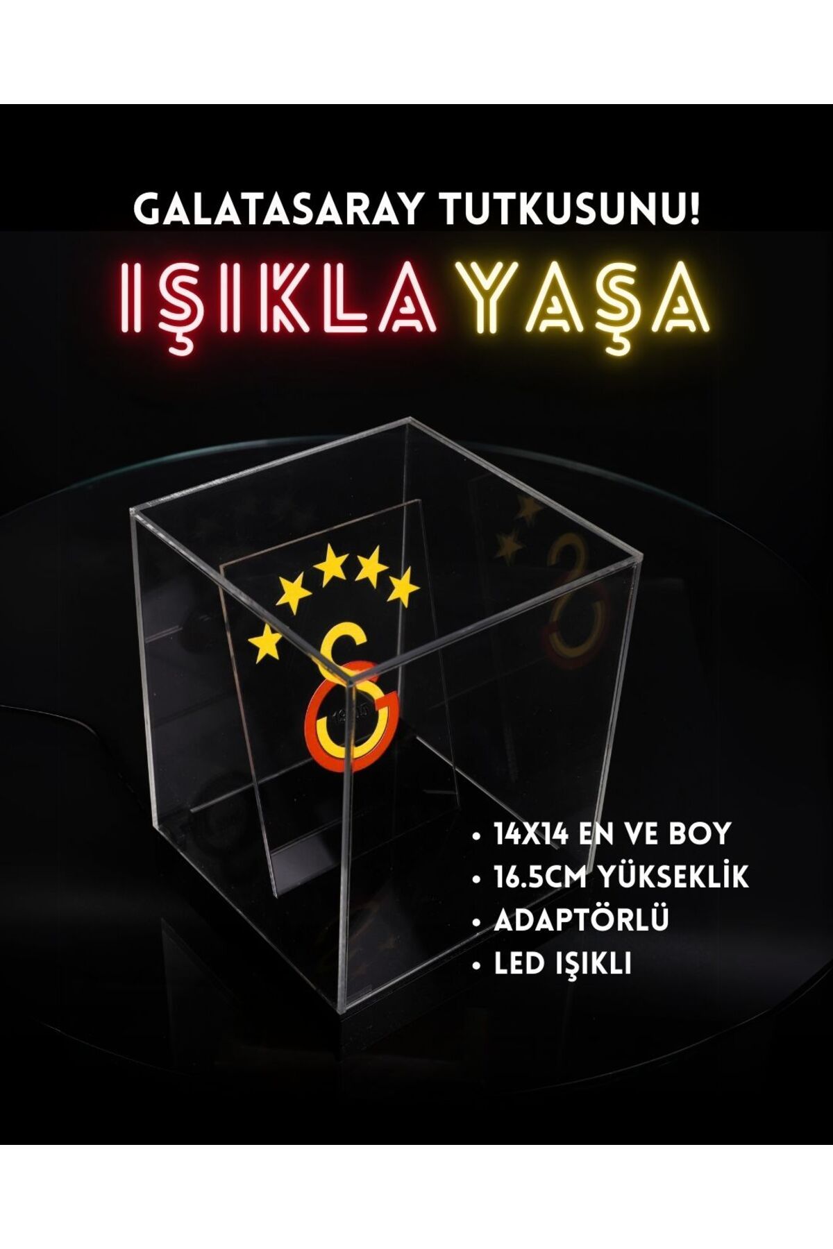 iscom LED Işıklı Kişiye Özel Tasarım Kutu