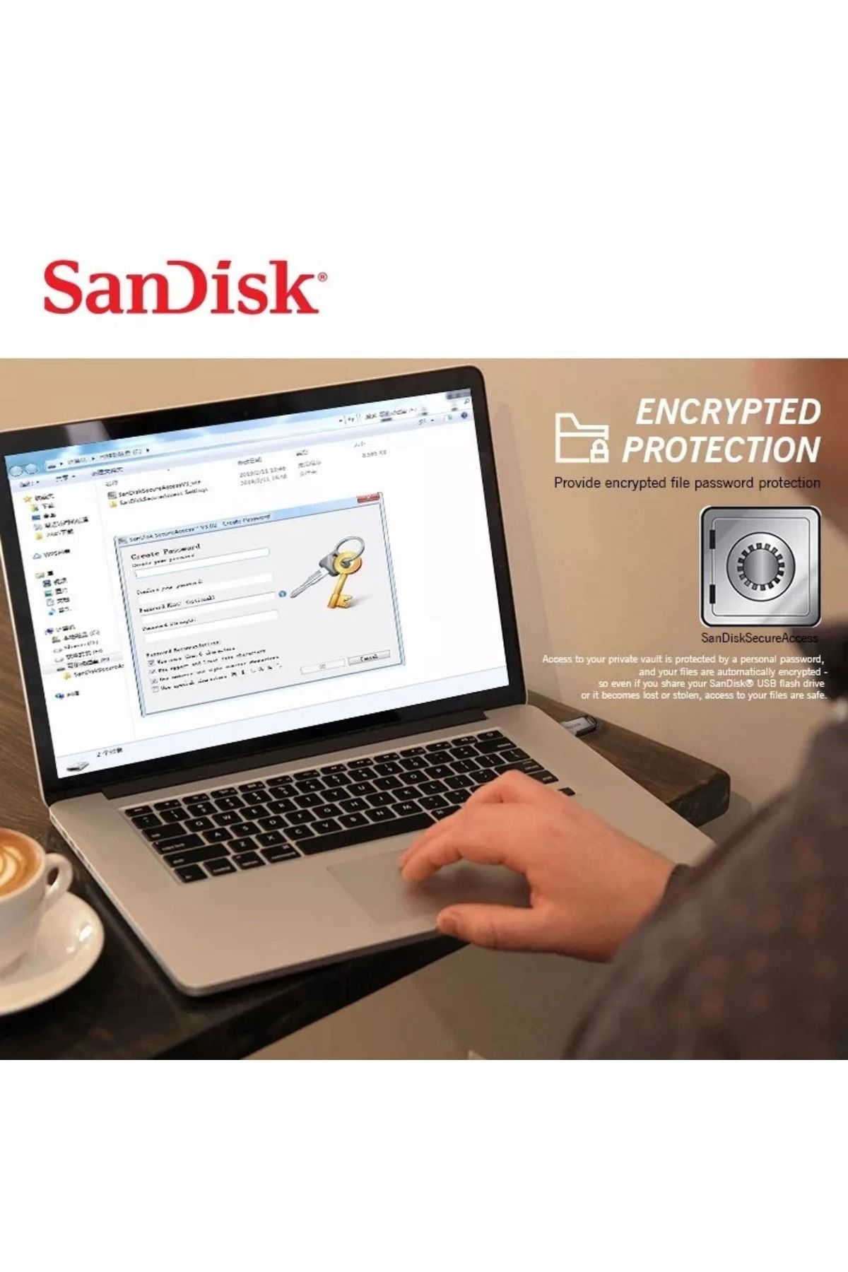 SanDisk-Ultra Flair 64GB USB 3.0 Flash Drive – High-Speed Silver Pen Drive with Secure File Storage 7