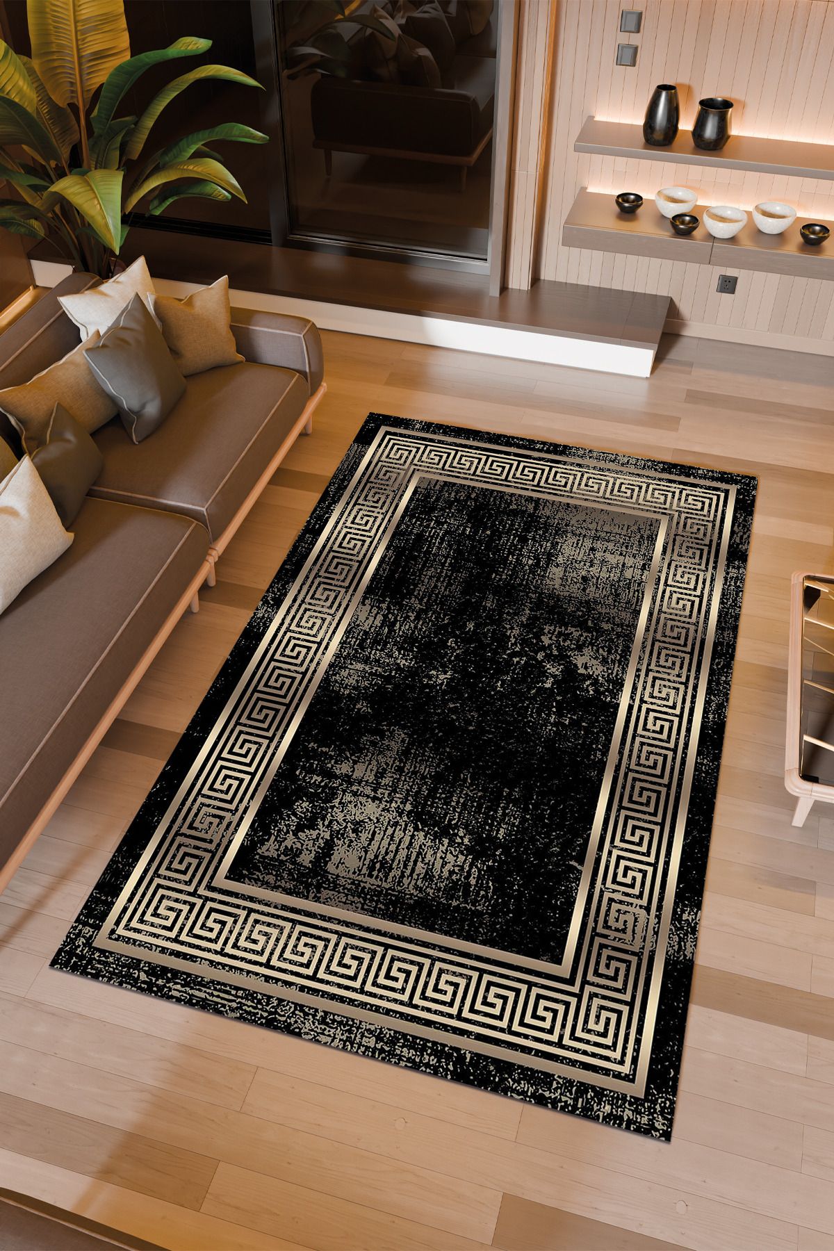 Halıcıoğlu home Dijital Baskı Makinede Yıkanabilir Kaymaz Taban Salon Halısı Yatak Odası Halısı & Yolluk Modelleri