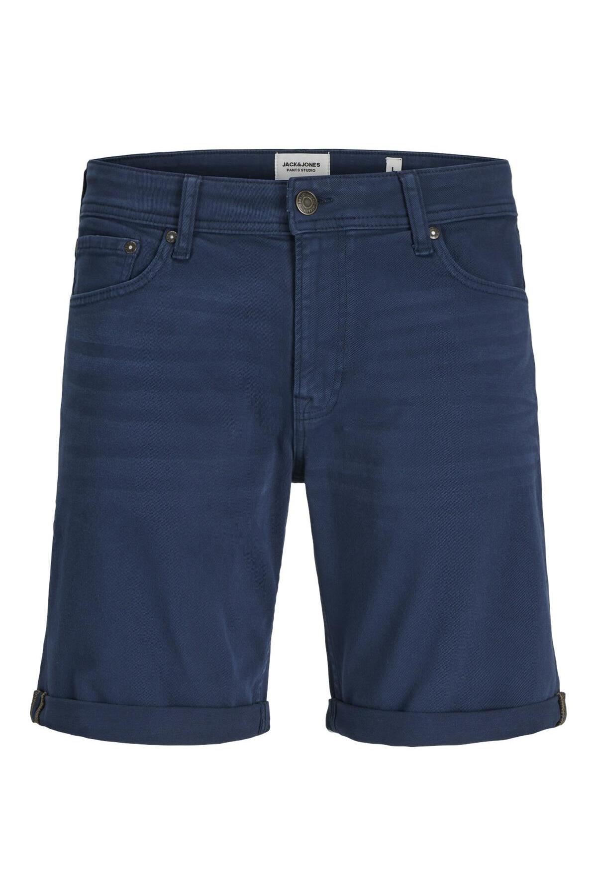 شلوارک مردانه راسته فاق نرمال | جک اند جونز Jack & Jones 12274985 - تصویر 3