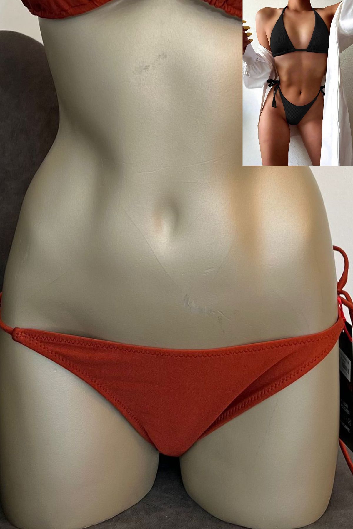 Anastasia Underwear Boyundan Bağlamalı Üçgen Bikini ALTI 65000-2