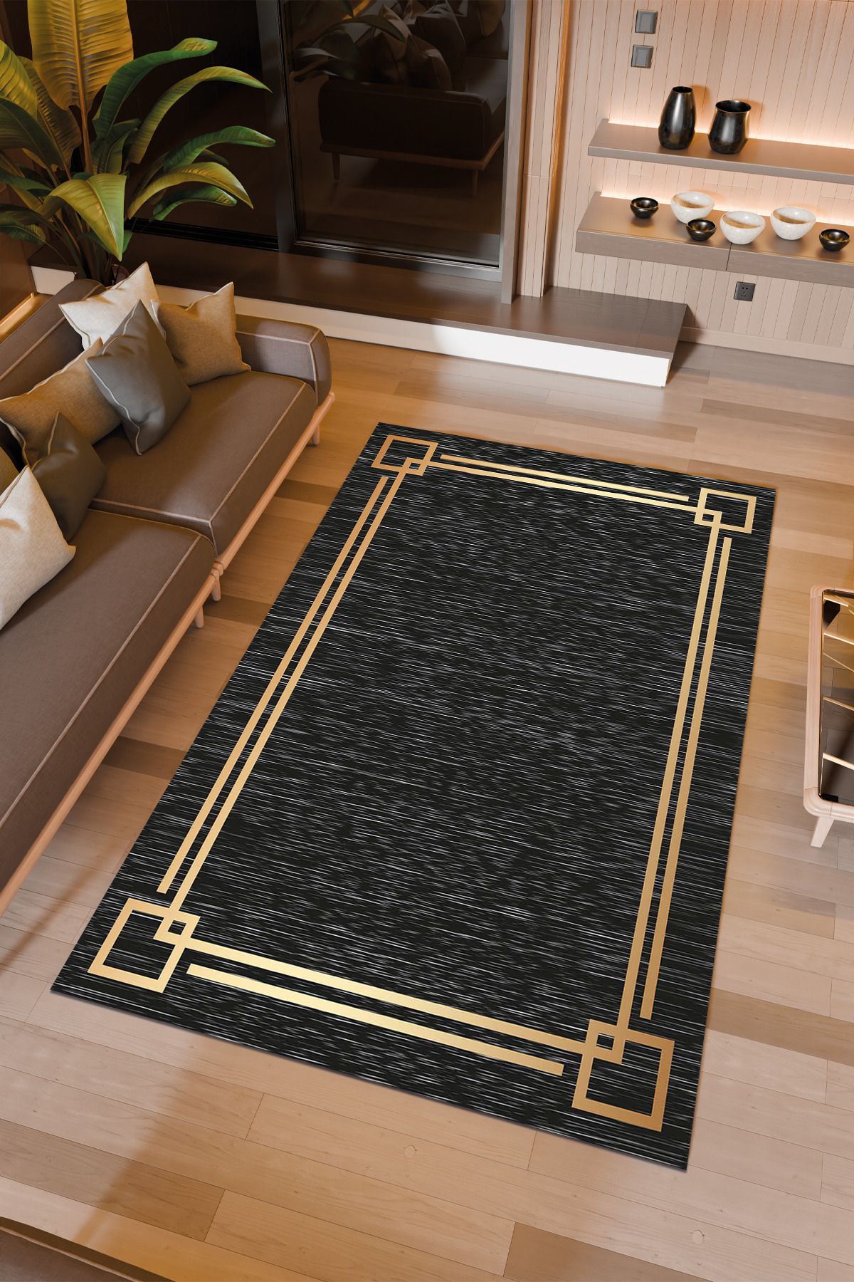 Halıcıoğlu home Dijital Baskı Makinede Yıkanabilir Kaymaz Taban Salon Halısı Yatak Odası Halısı & Yolluk Modelleri