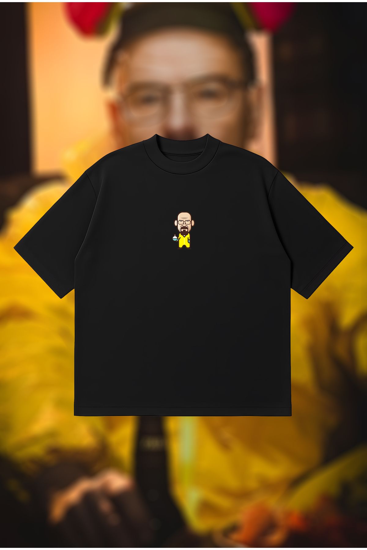 PURE POWER Walter White Breaking Bad Boxy Fit Oversize Unisex Tshirt – Baskılı Tişört | Streetwear