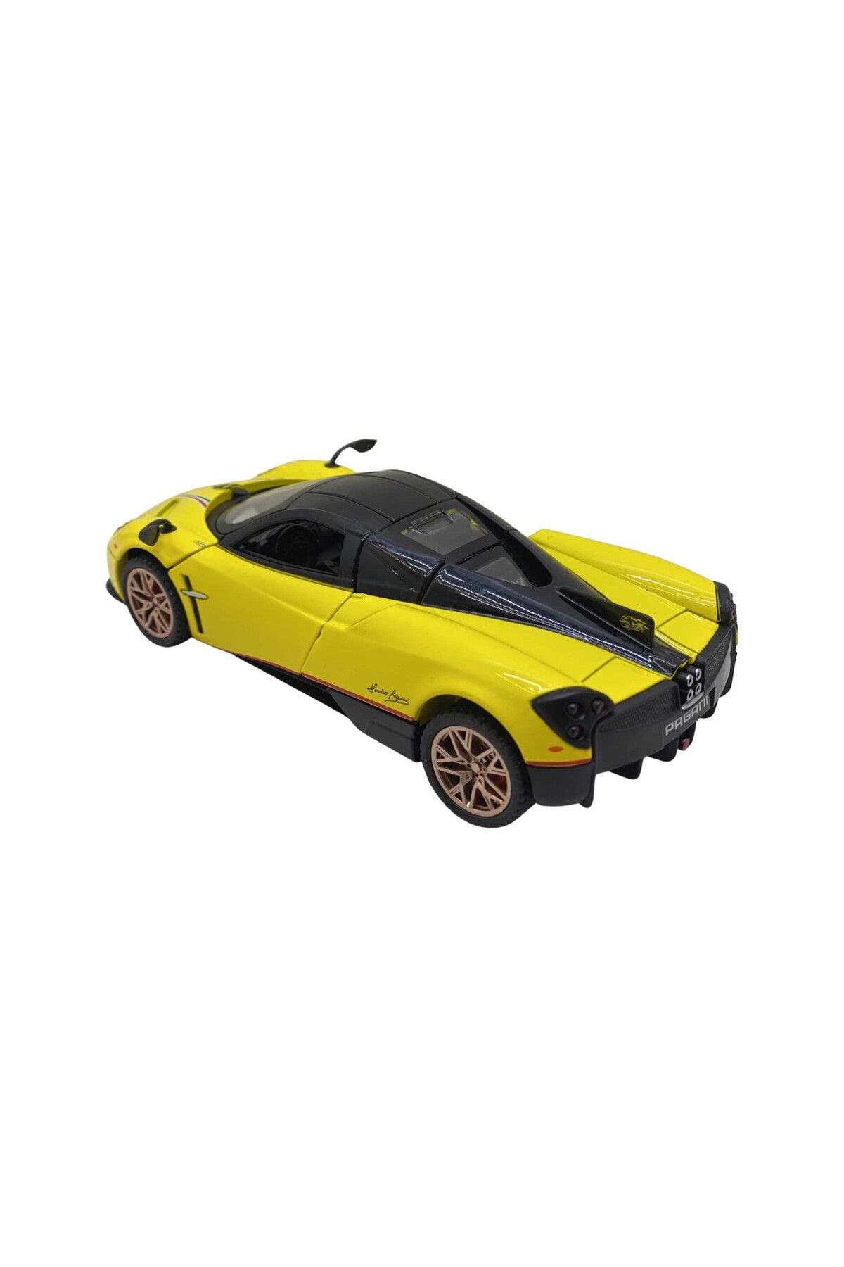 JPT-Pagani Zonda yellow metal model replica 1:32 with sounds and lights 1