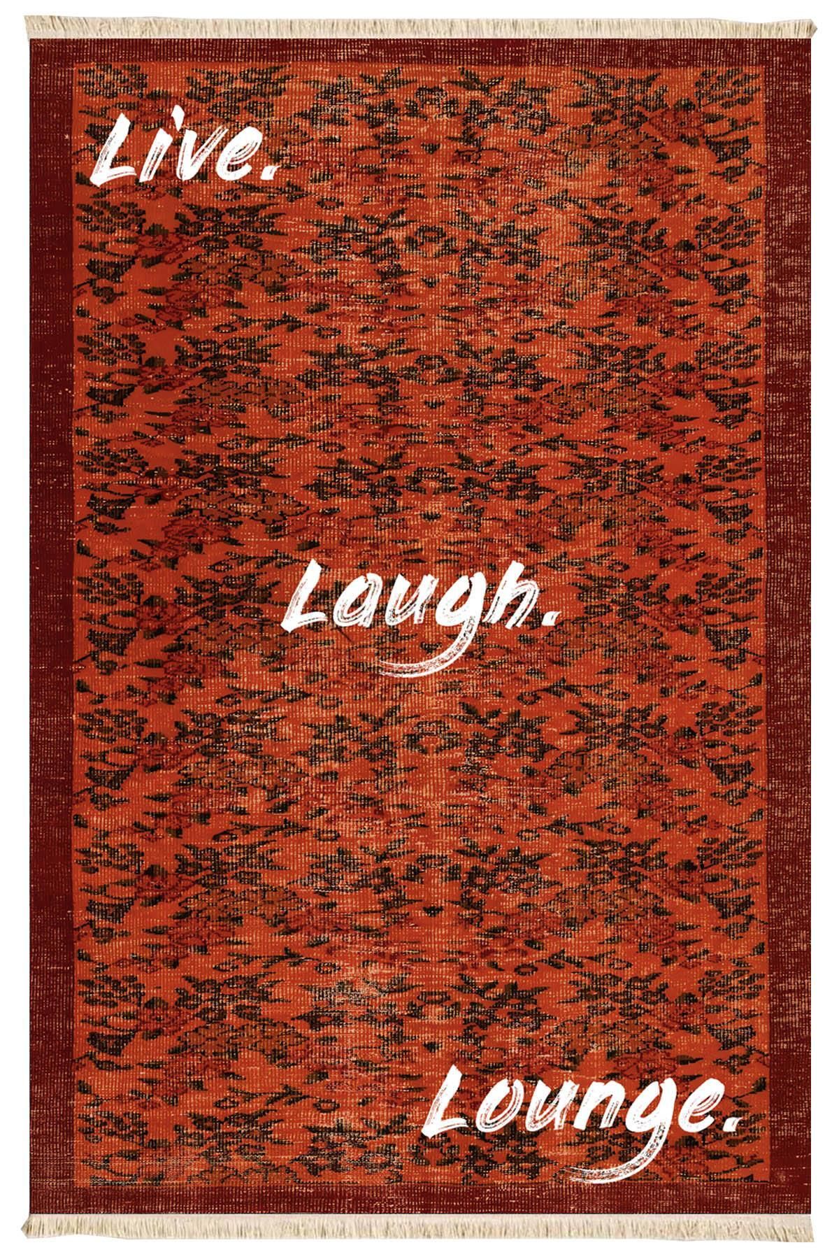 Markaev Laugh Baskılı Dokuma Taban Halı 192 YNG