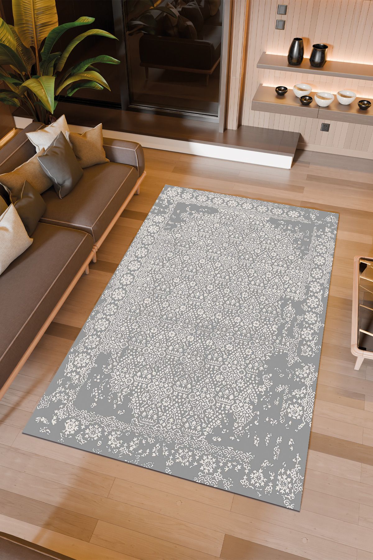 Halıcıoğlu home Dijital Baskı Makinede Yıkanabilir Kaymaz Taban Salon Halısı Yatak Odası Halısı & Yolluk Modelleri